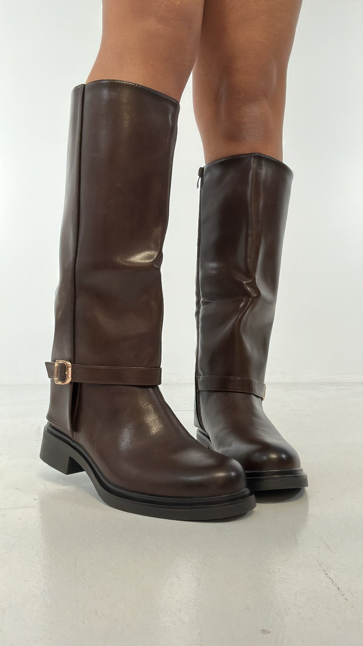 Stivale CINTURINO - MARRONE