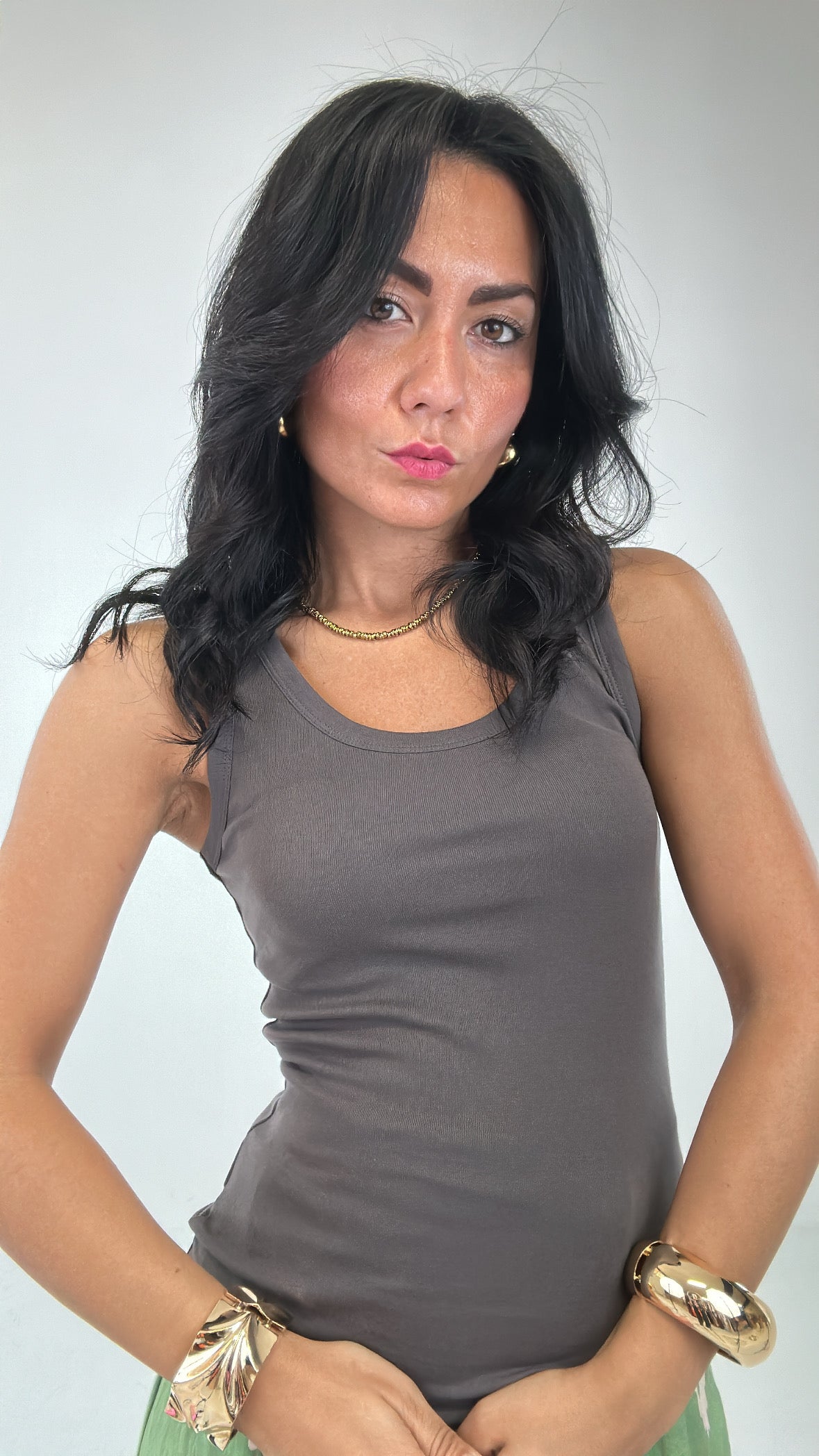 Canotta BASIC TAGLIA - GRIGIO