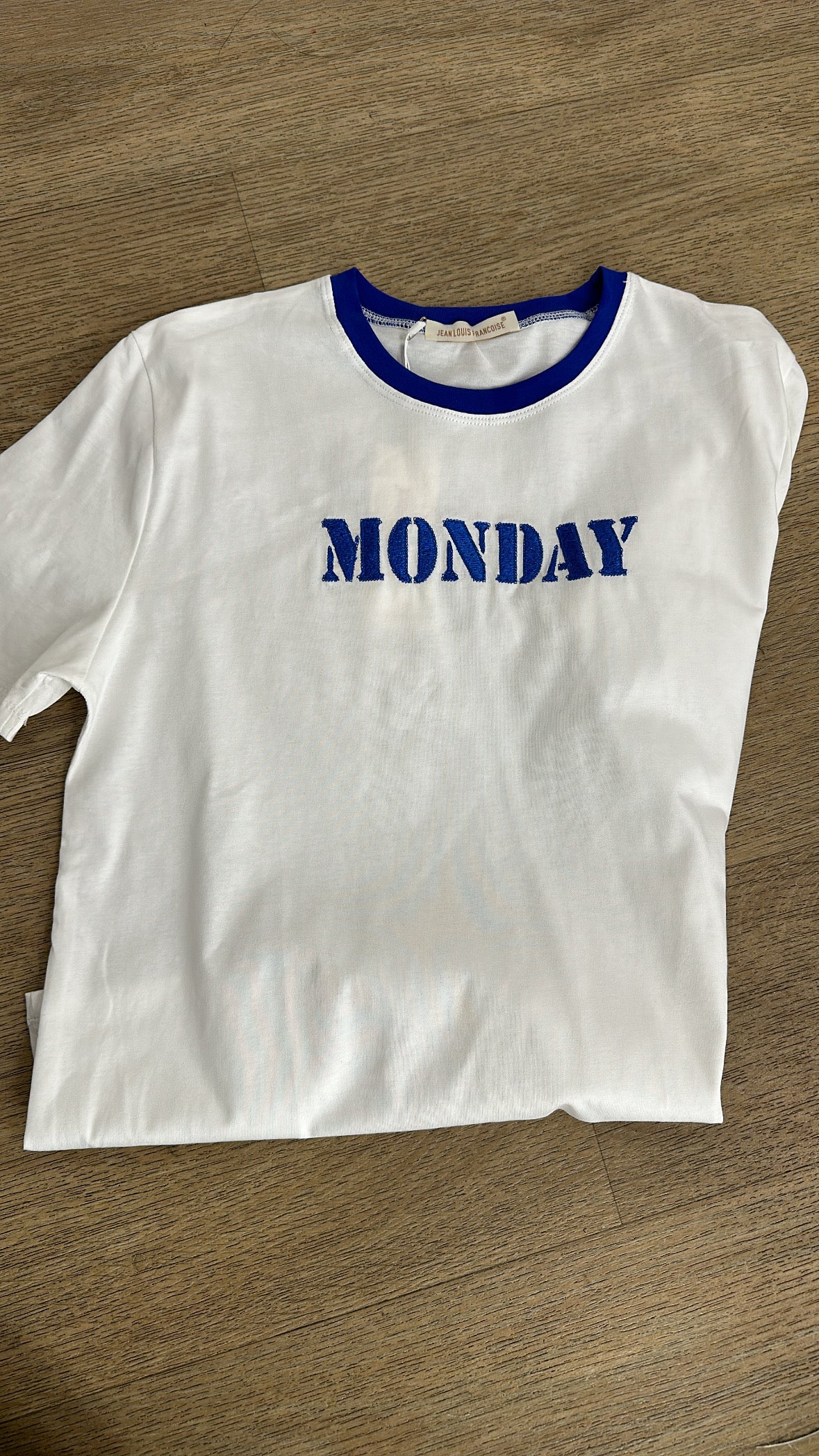 T-shirt WEEK - AZZURRO