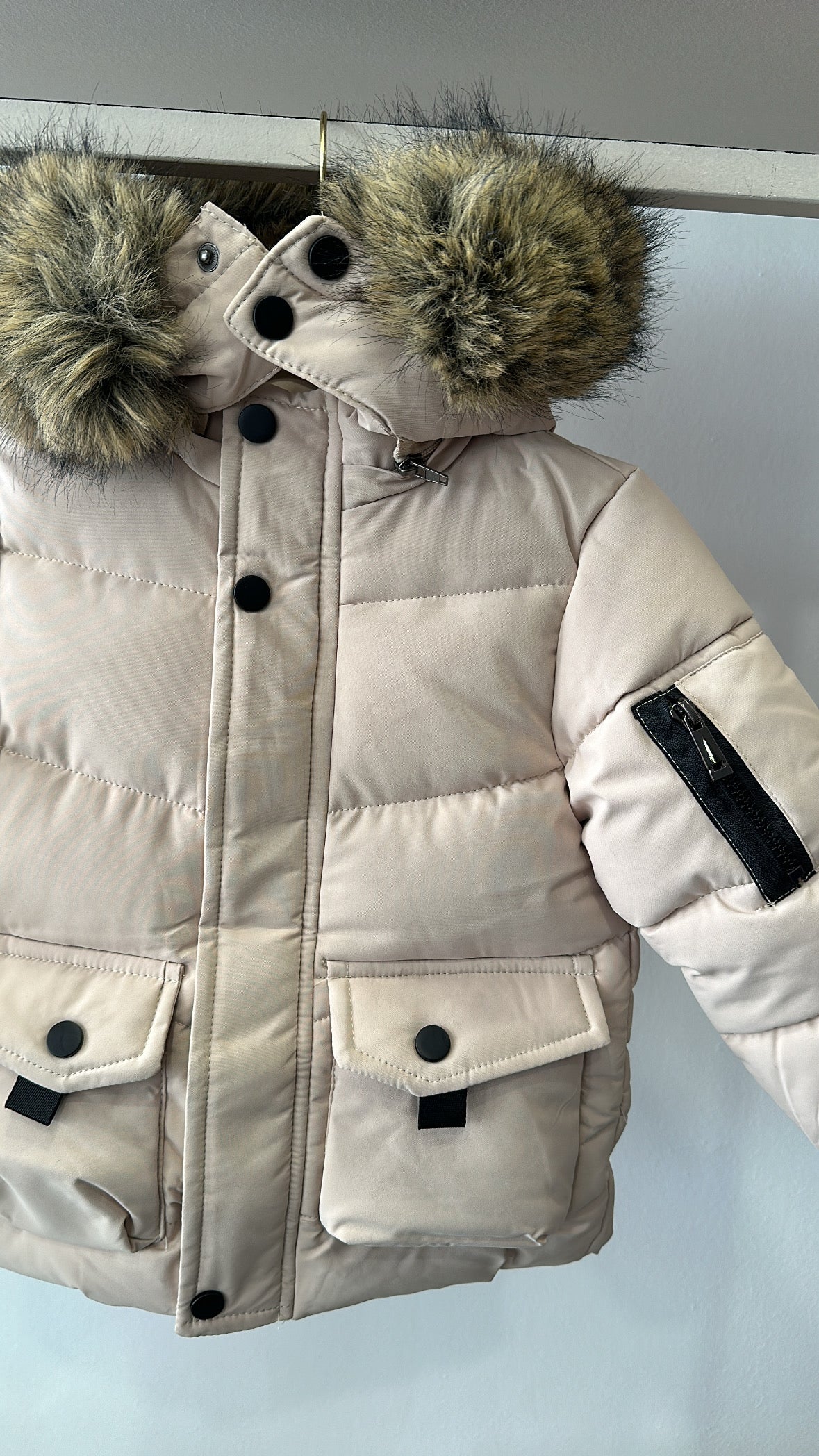 Giubbino CON PELLICCIA 12-36M - BEIGE