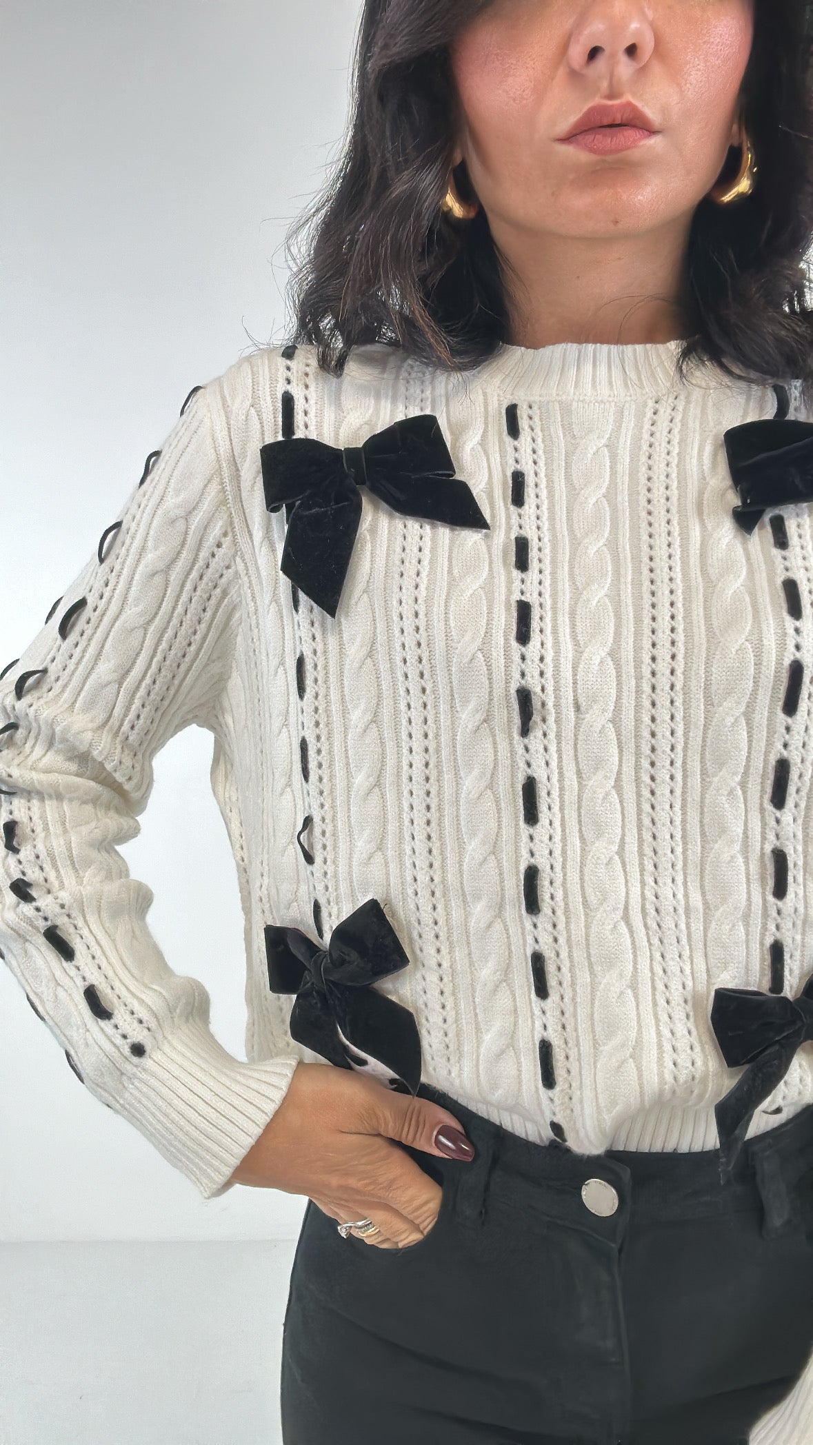 Pull FIOCCHI VELLUTO - BIANCO