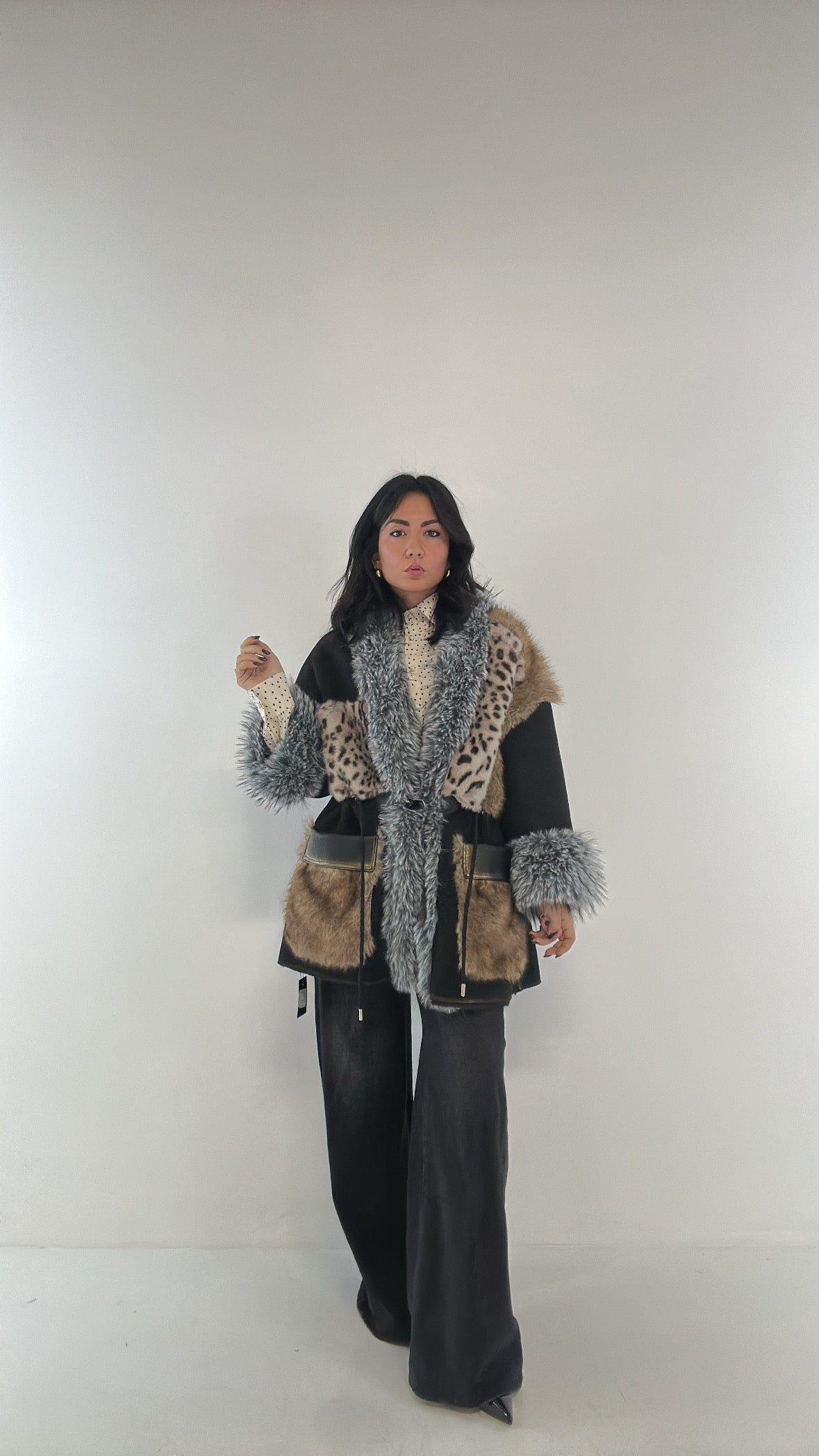 Ecopelliccia VANITY - NERO