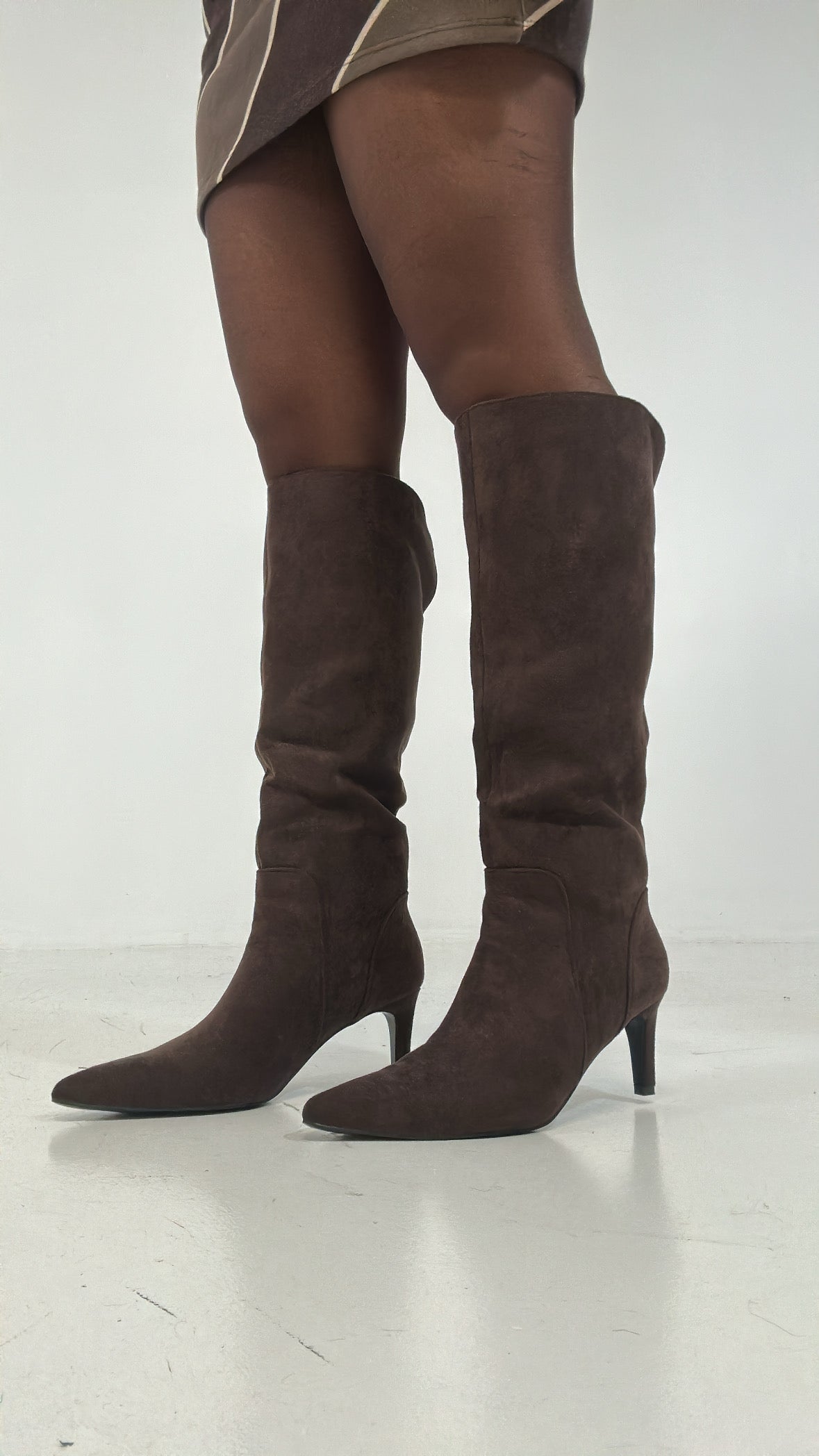 Stivale CAMOSCIO MORBIDO - MARRONE