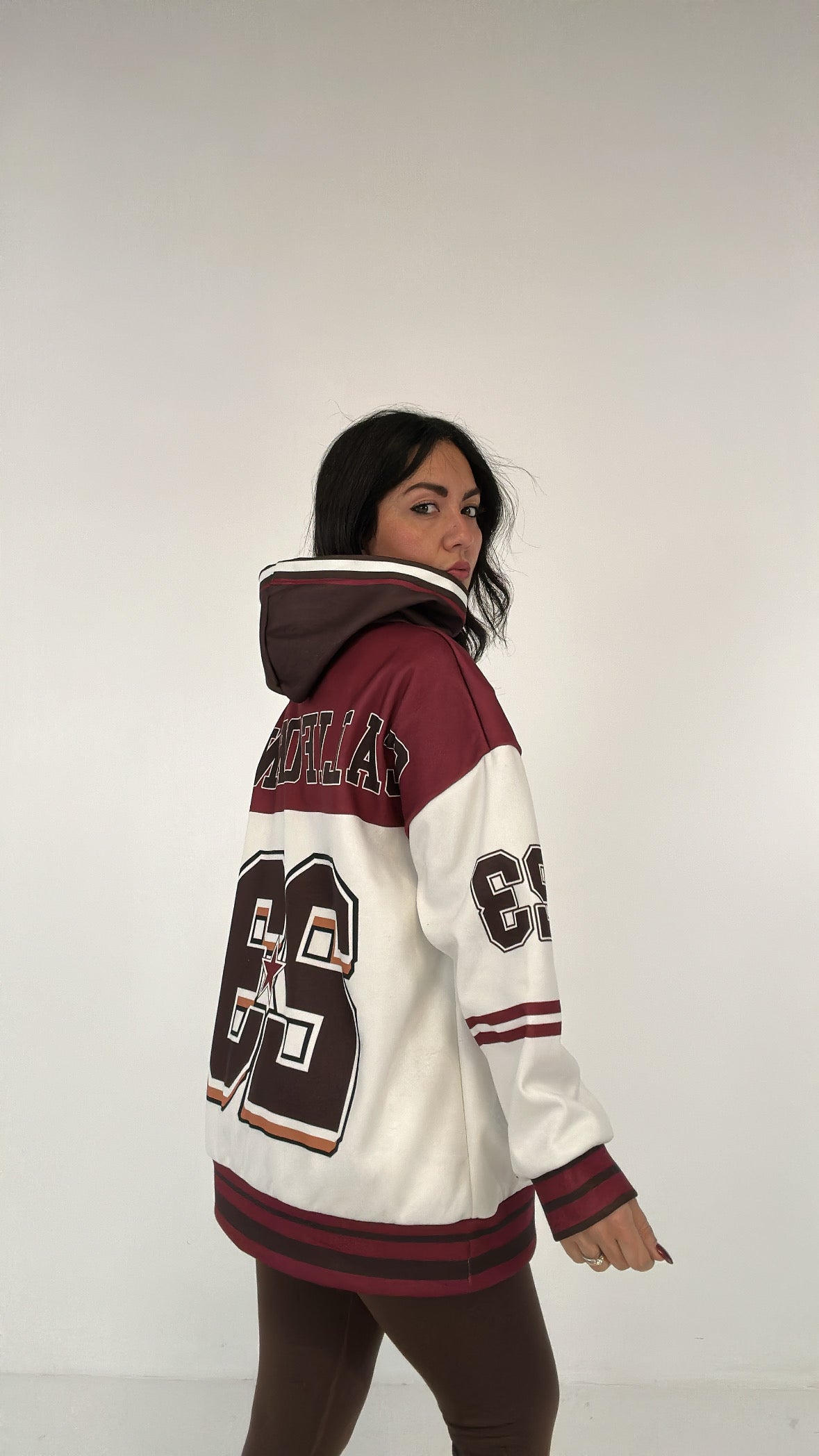 Felpa CALIFORNIA 23 - BORDEAUX