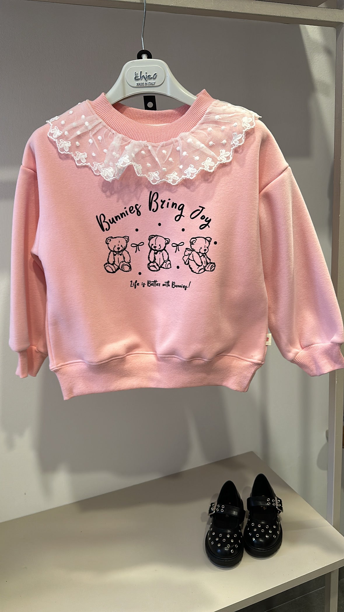 Felpa BUNNIES BRING - ROSA