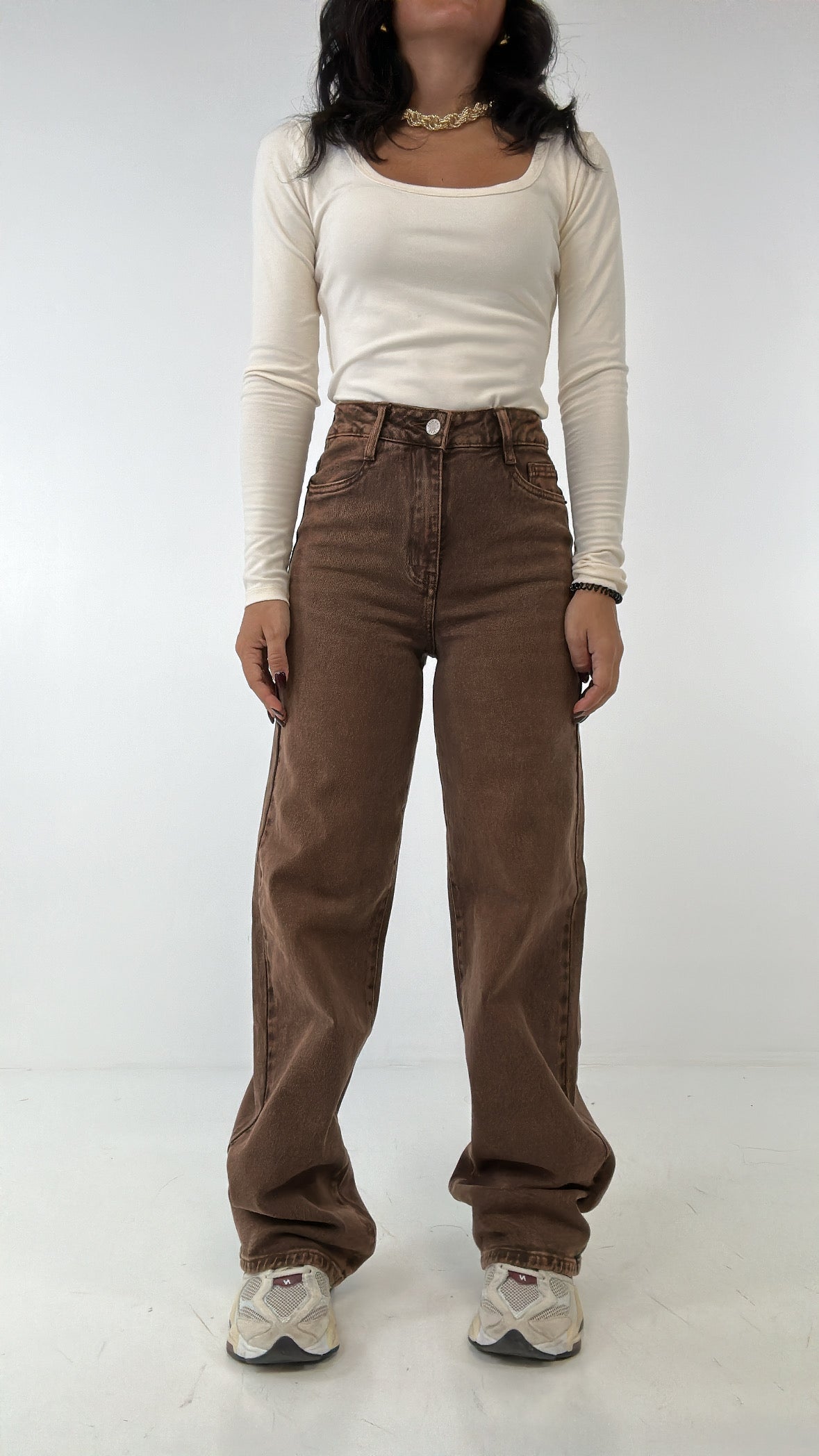 Jeans BROWN RUGGINE - MARRONE