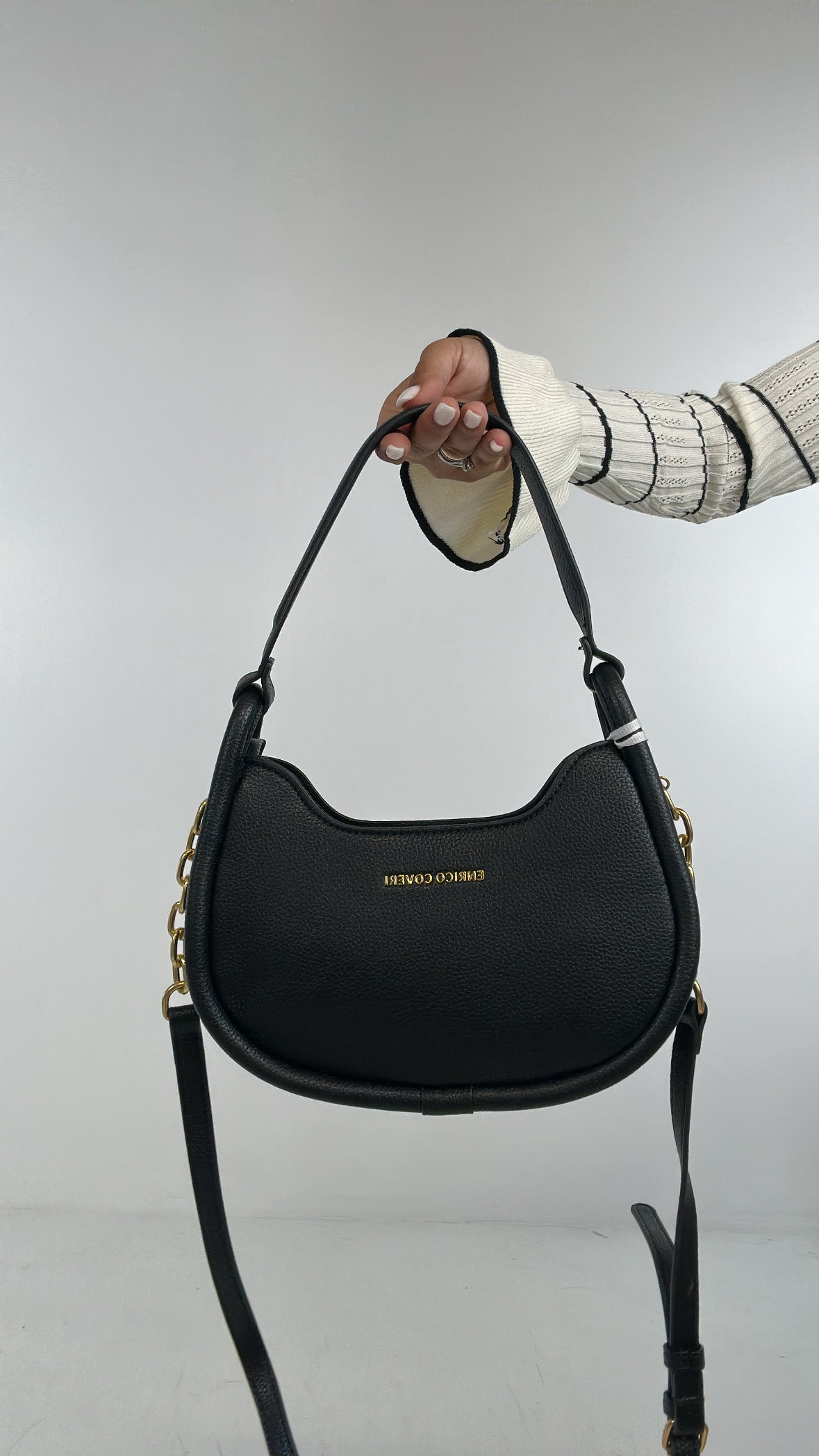 Borsa COVERI BORDATA - NERO