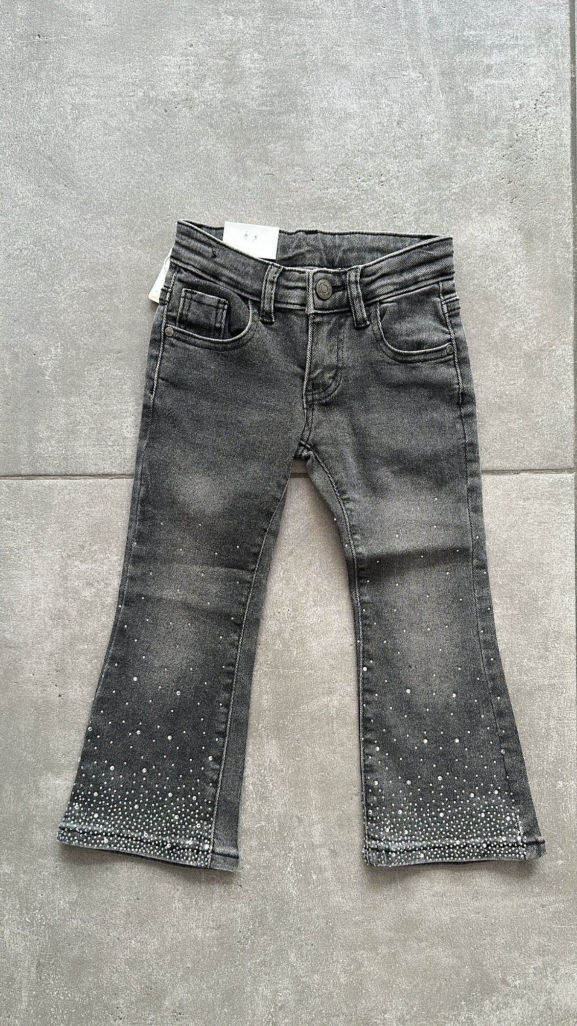 Jeans ZAMPA BRILLO 4-12A - NERO