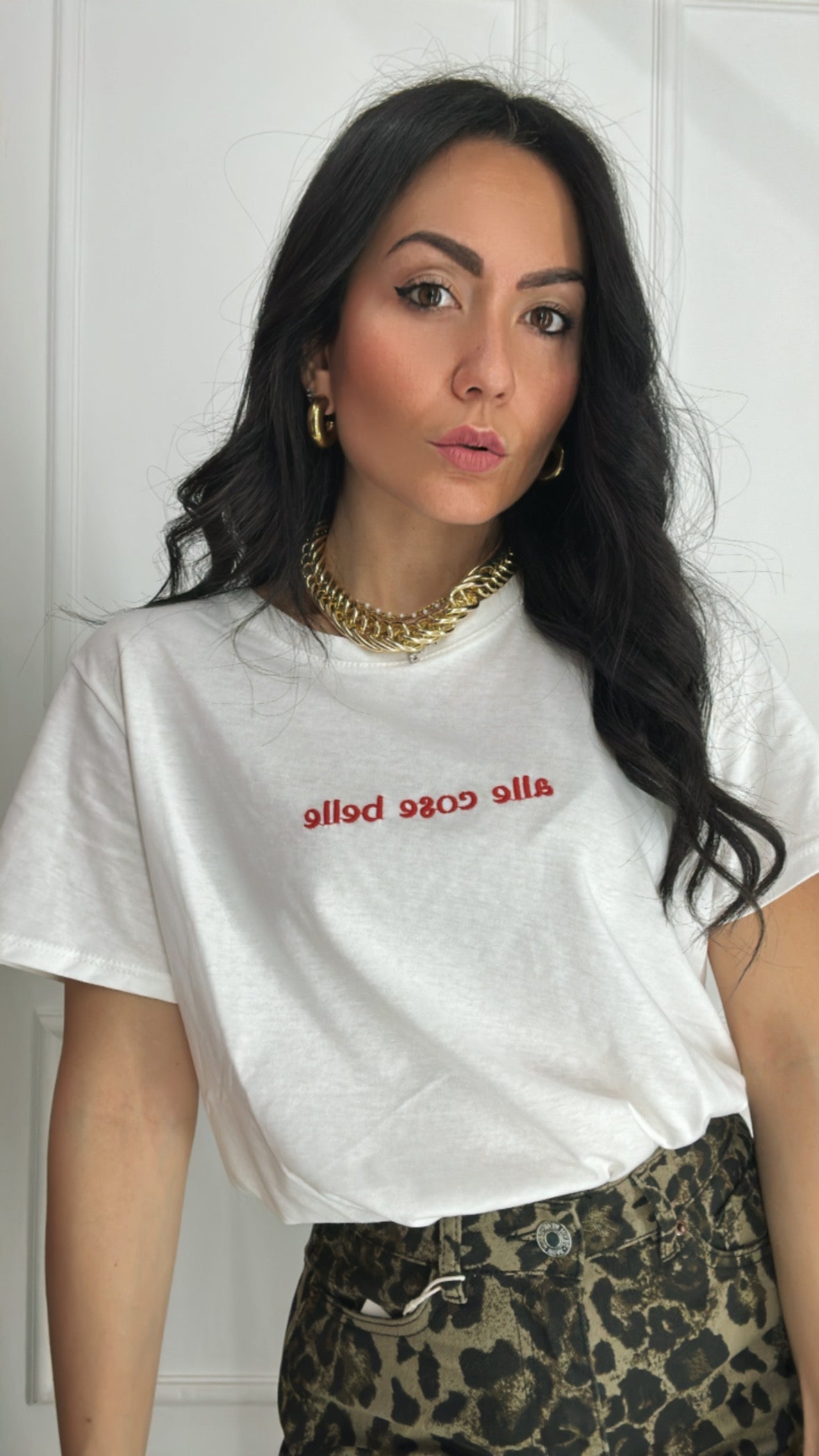 T-shirt ALLE COSE BELLE - BIANCO