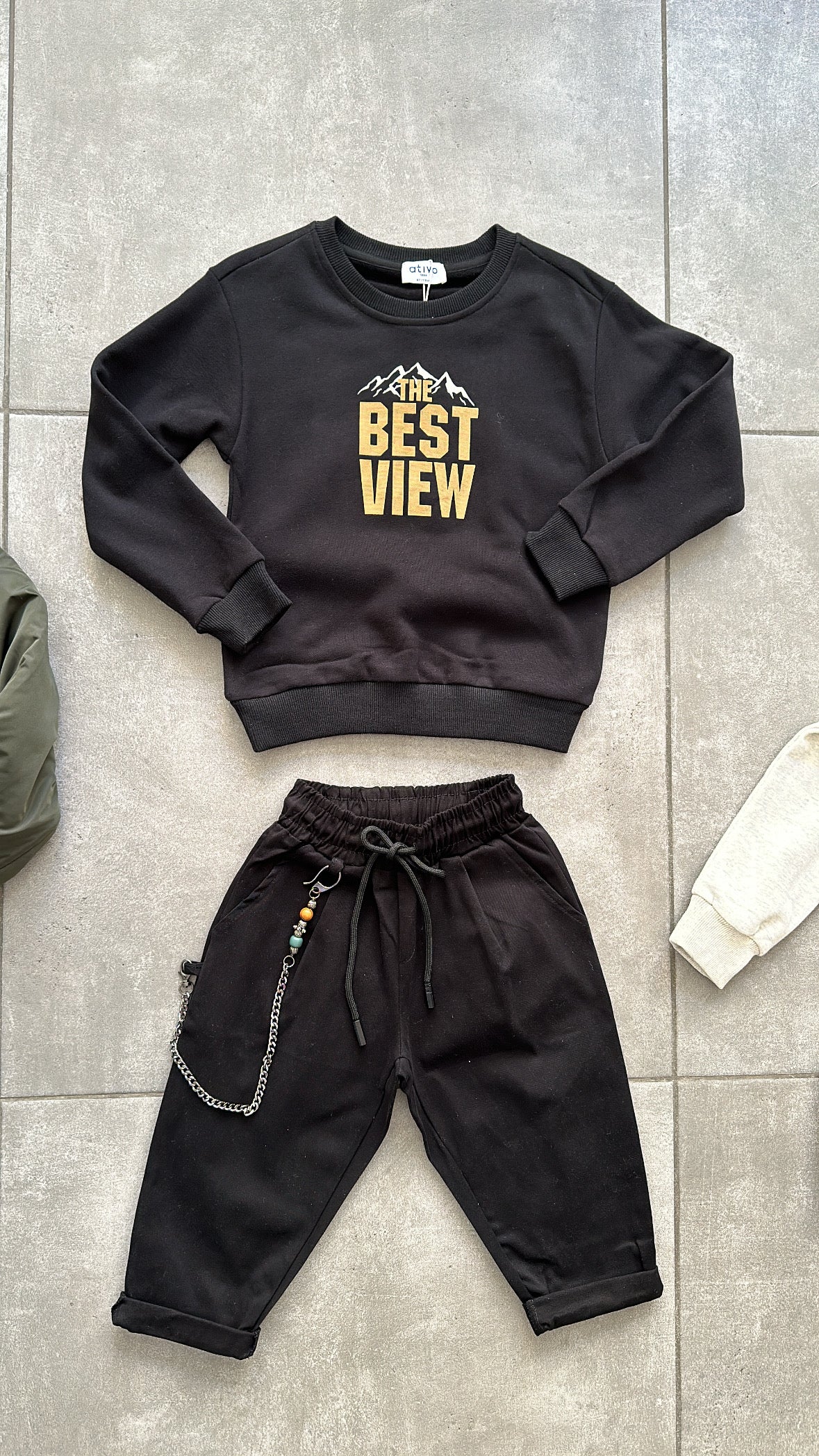 Felpa BEST VIEW 6-16A - NERO
