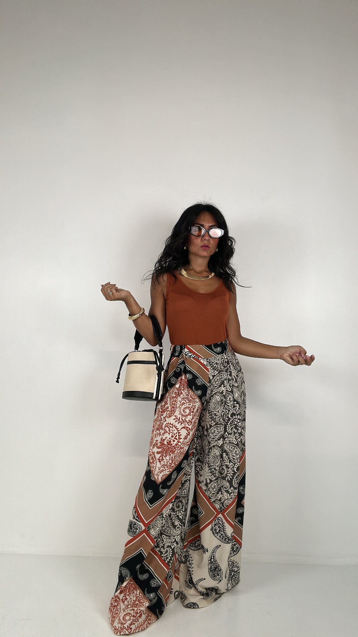 Pantalone LUMINA FLOW - NERO