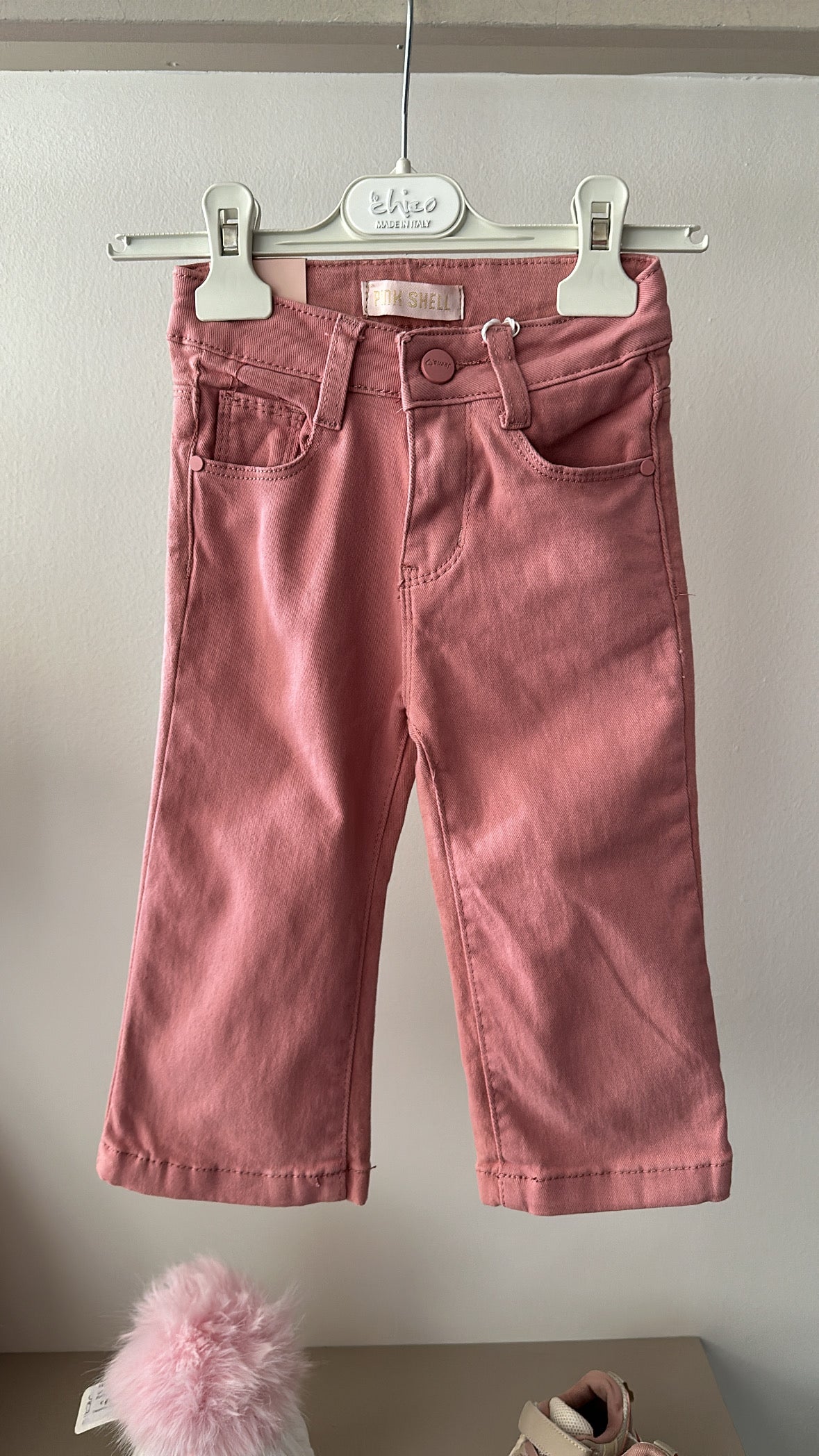 Jeans PALAZZO SHELL 1-5A - ROSA