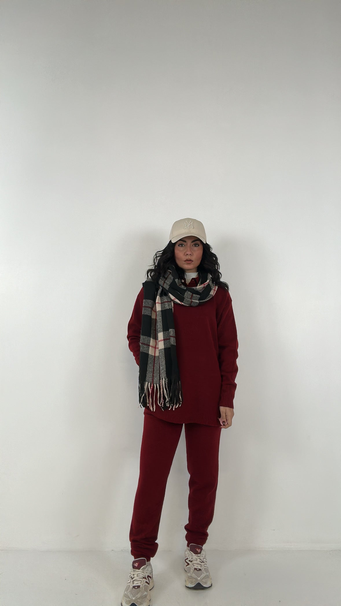 Completo CON POLO IN MAGLIA - BORDEAUX