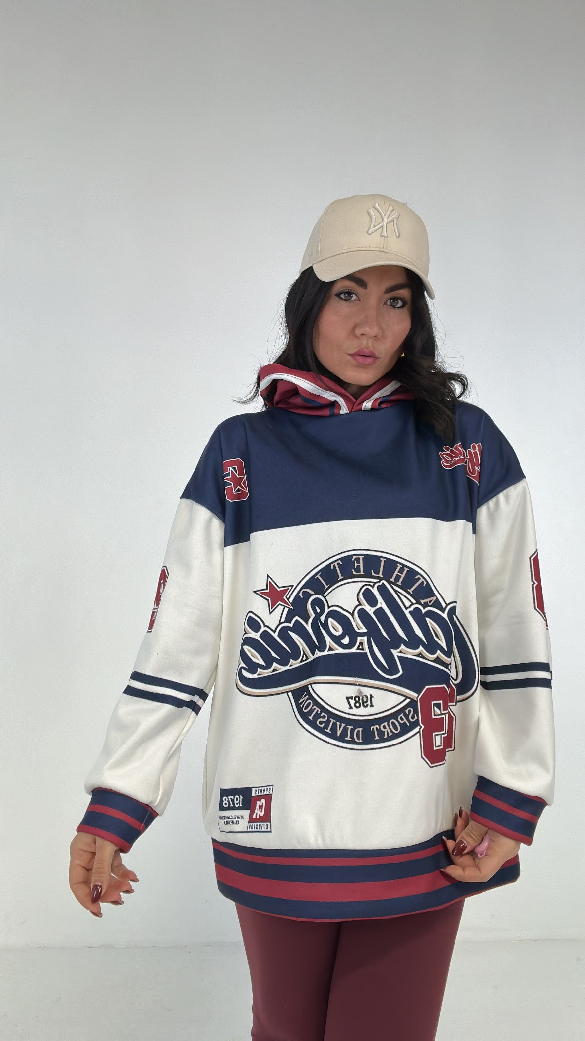 Felpa CALIFORNIA 23 - BLU