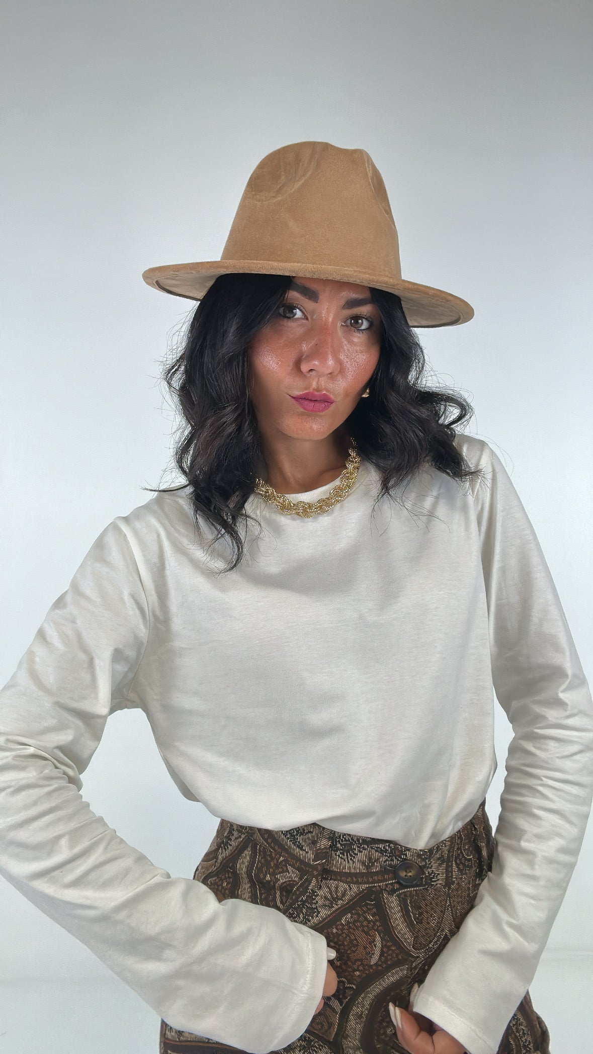 Maglia LUMINA BASIC LARGE - BIANCO