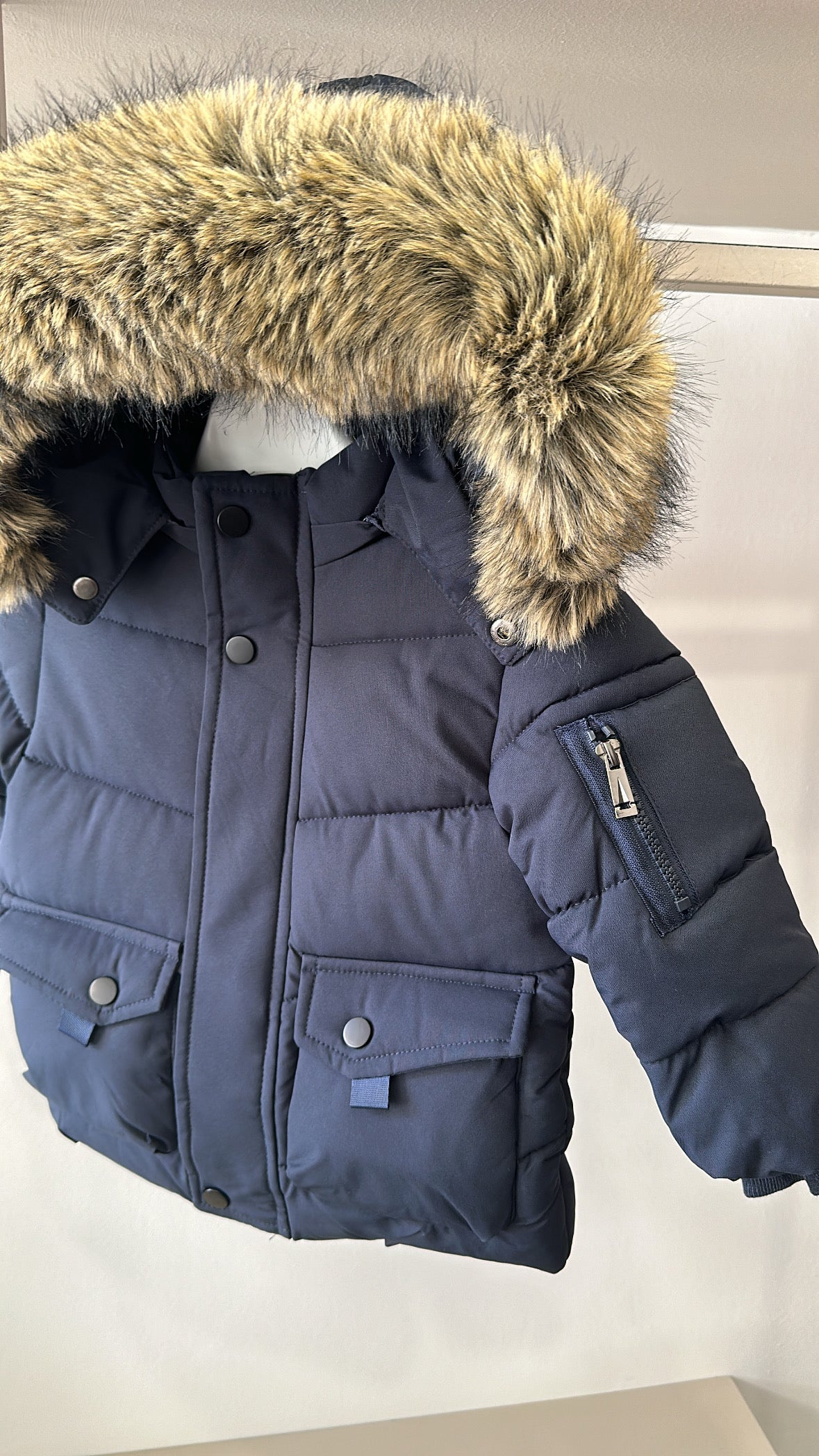 Giubbino CON PELLICCIA 12-36M - BLU