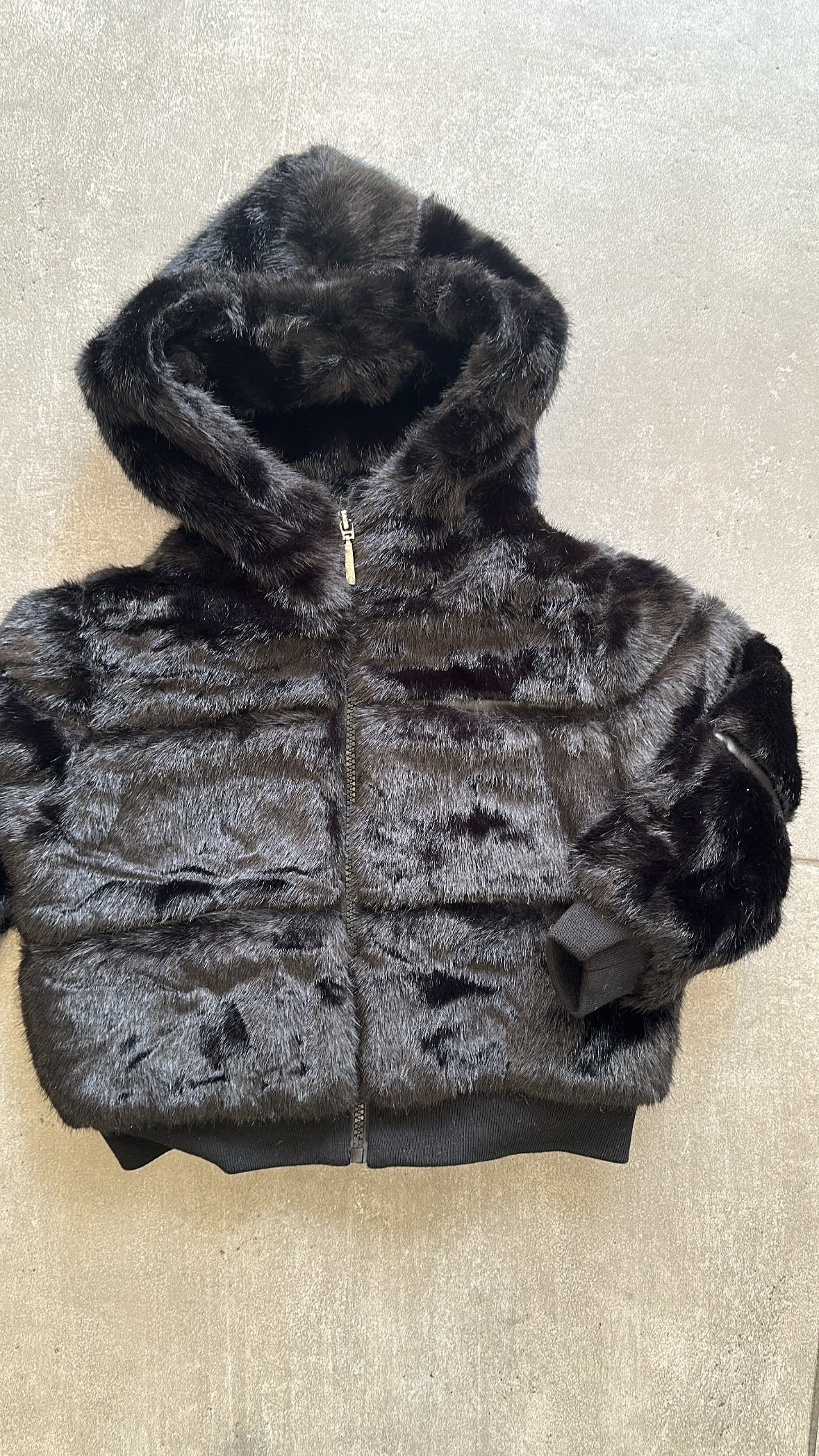 Ecopelliccia BOMBER 4-14A - NERO
