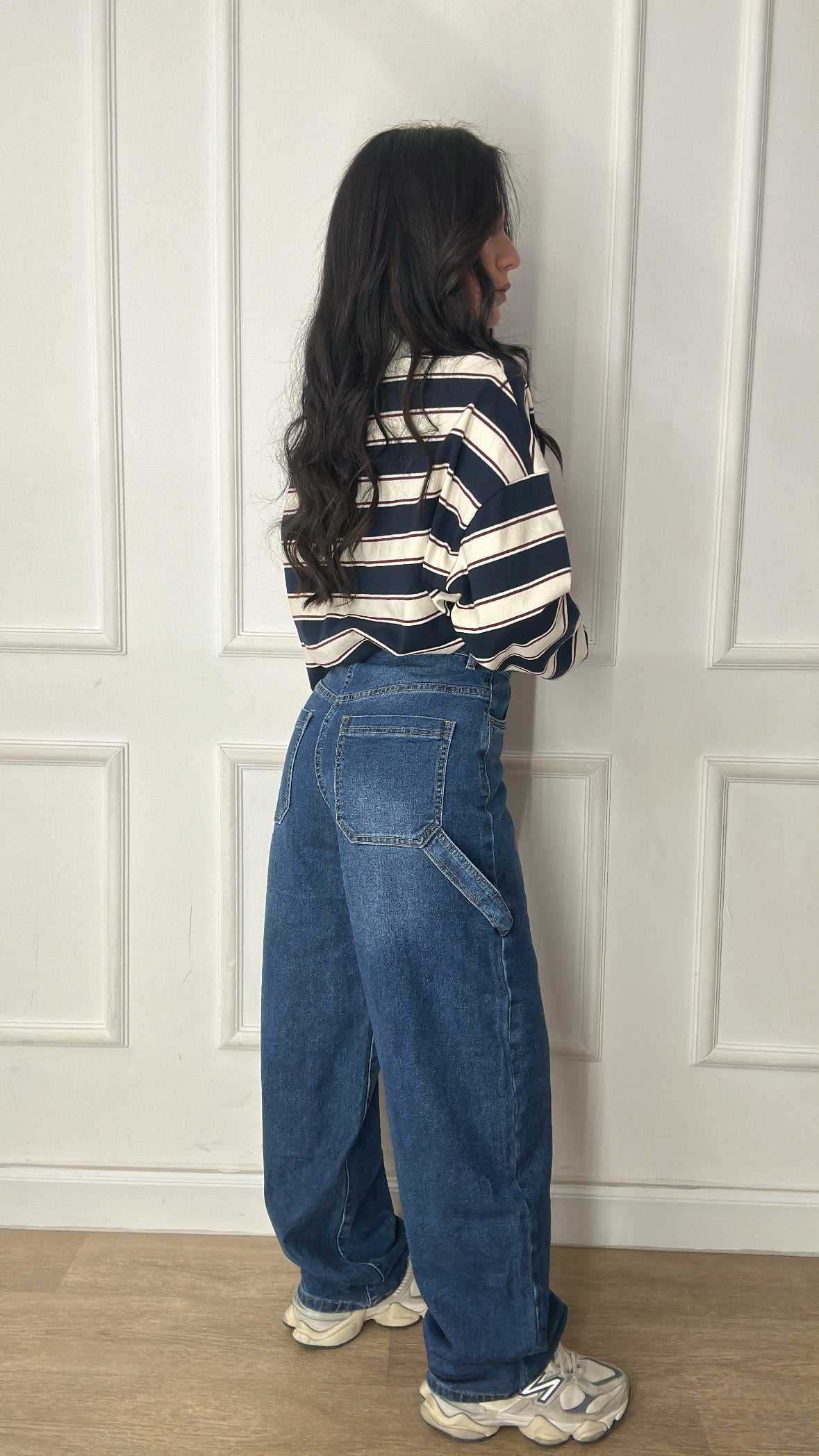 Jeans WIDE BALLON - JEANS SCURO