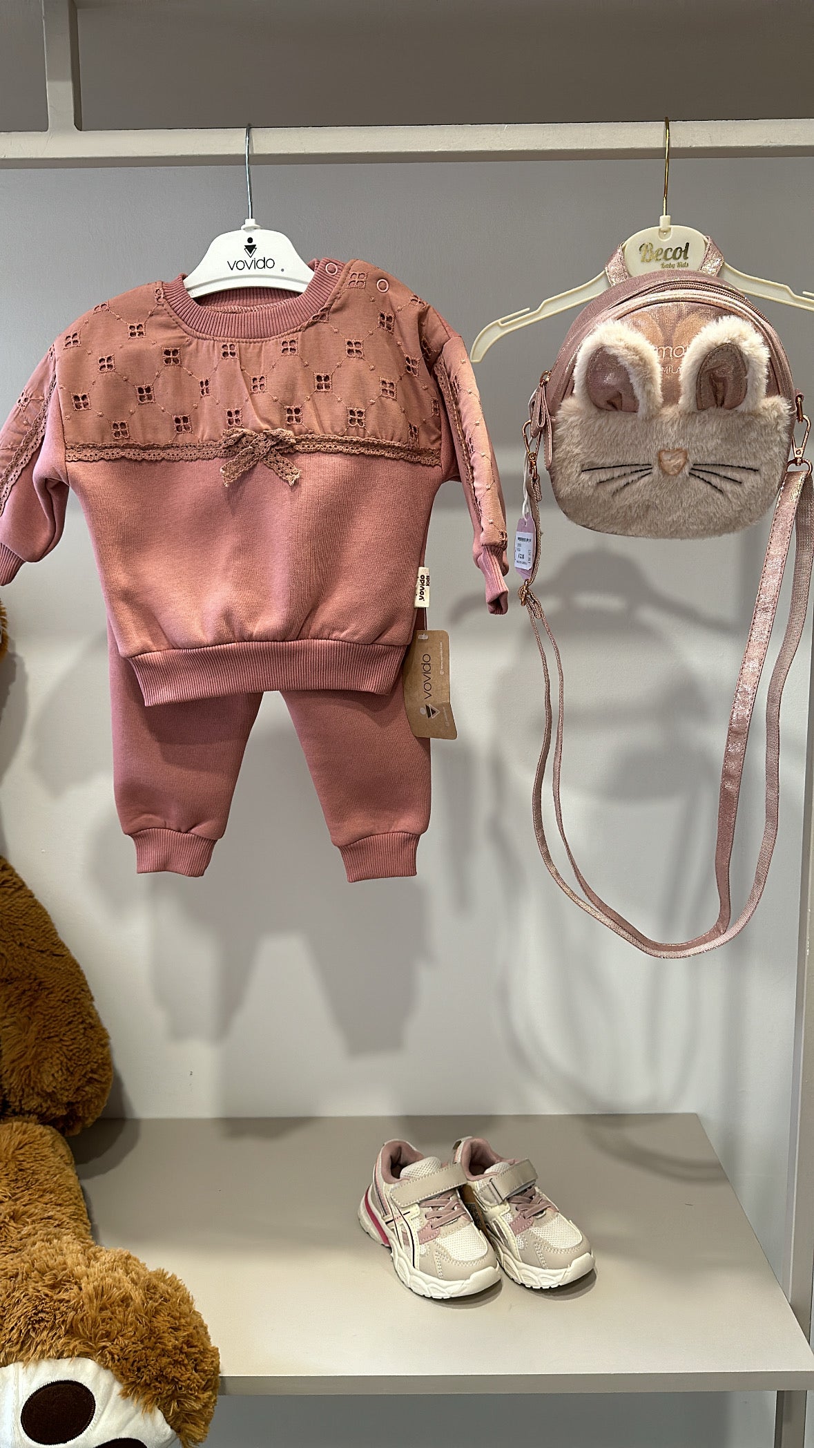 Tuta FIOCCO 9-24M - ROSA