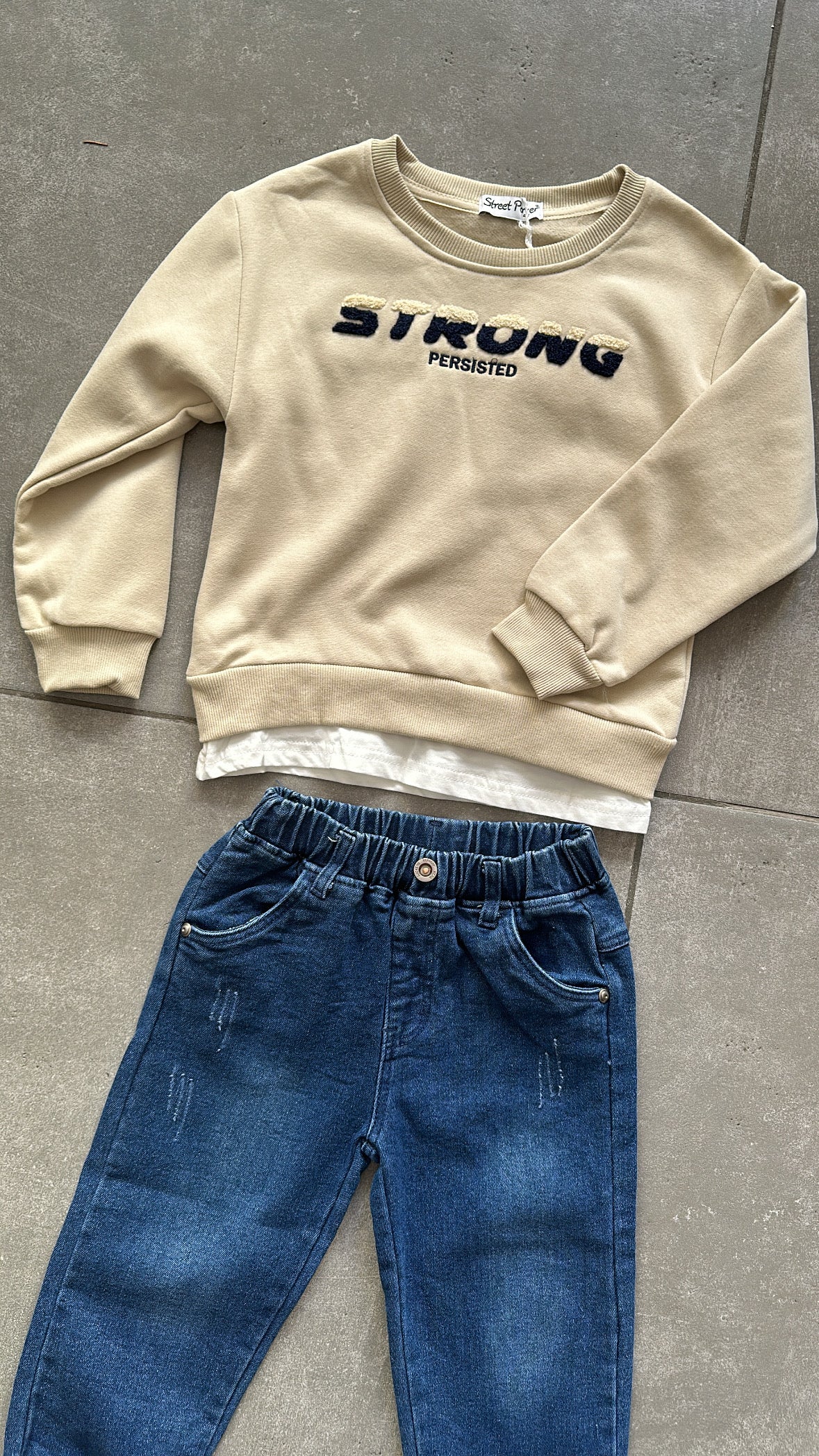 Completo STRONG 4-12A - BEIGE