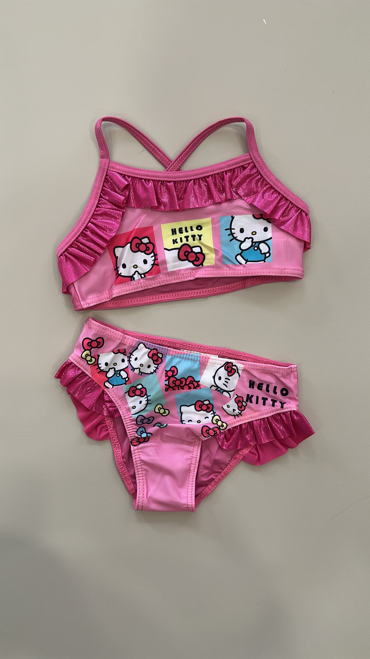 Costume HELLO KITTY 2 PEZZI 3-8A - ROSA