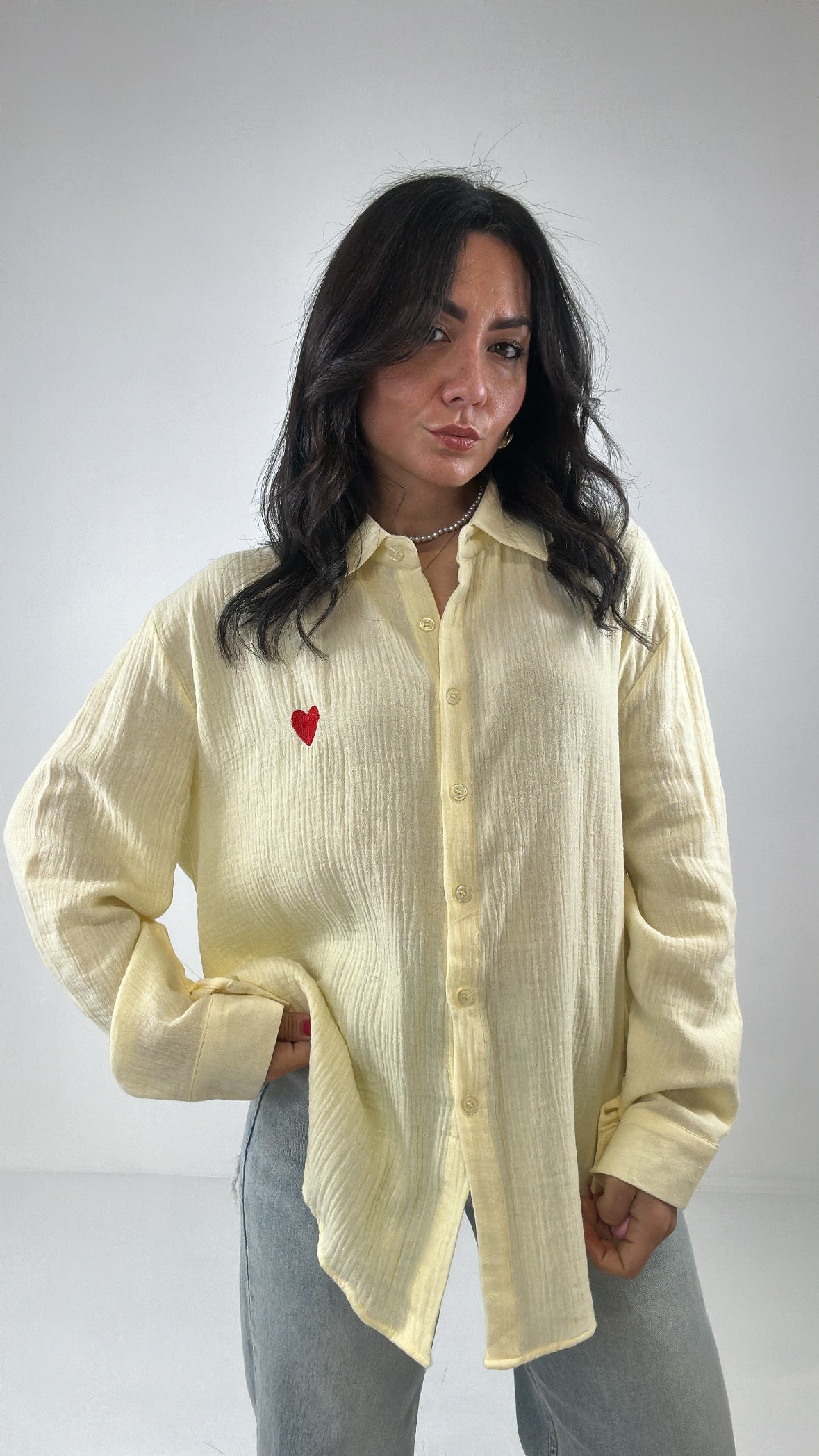 Camicia CUORE ROSSO - GIALLO