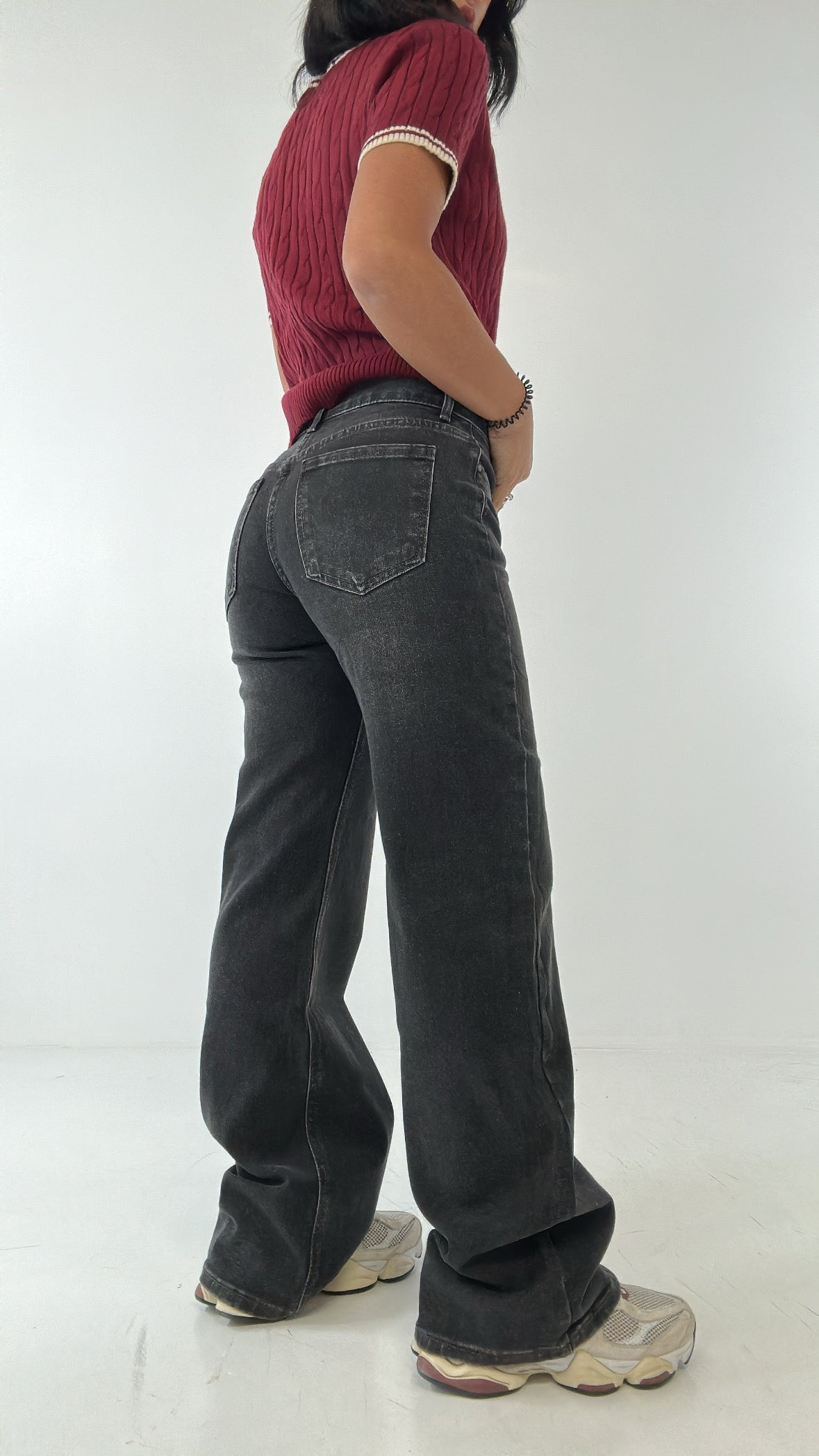 Jeans WIDE STREET25 - NERO