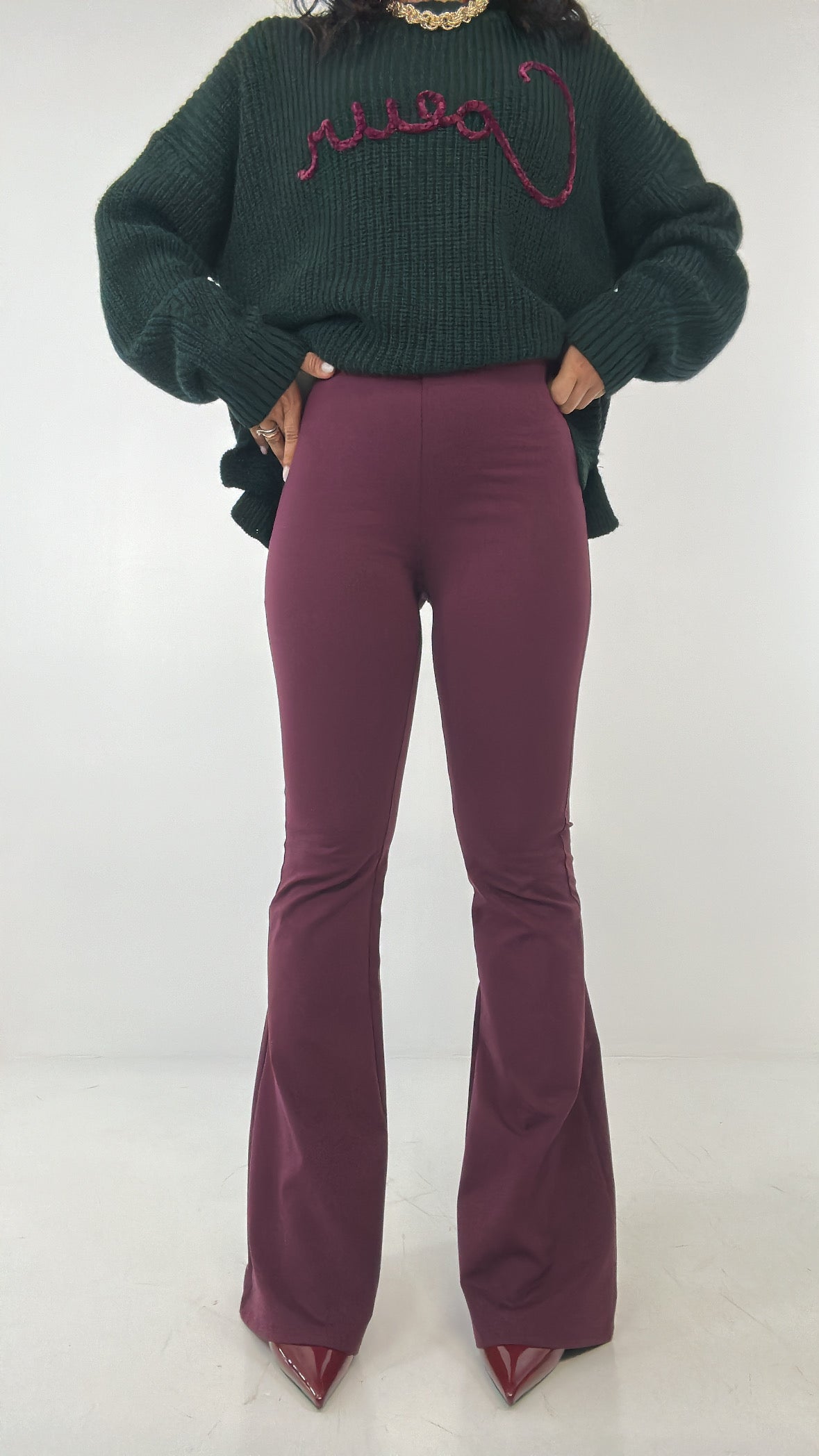 Pantalone ZAMPA LS - BORDEAUX