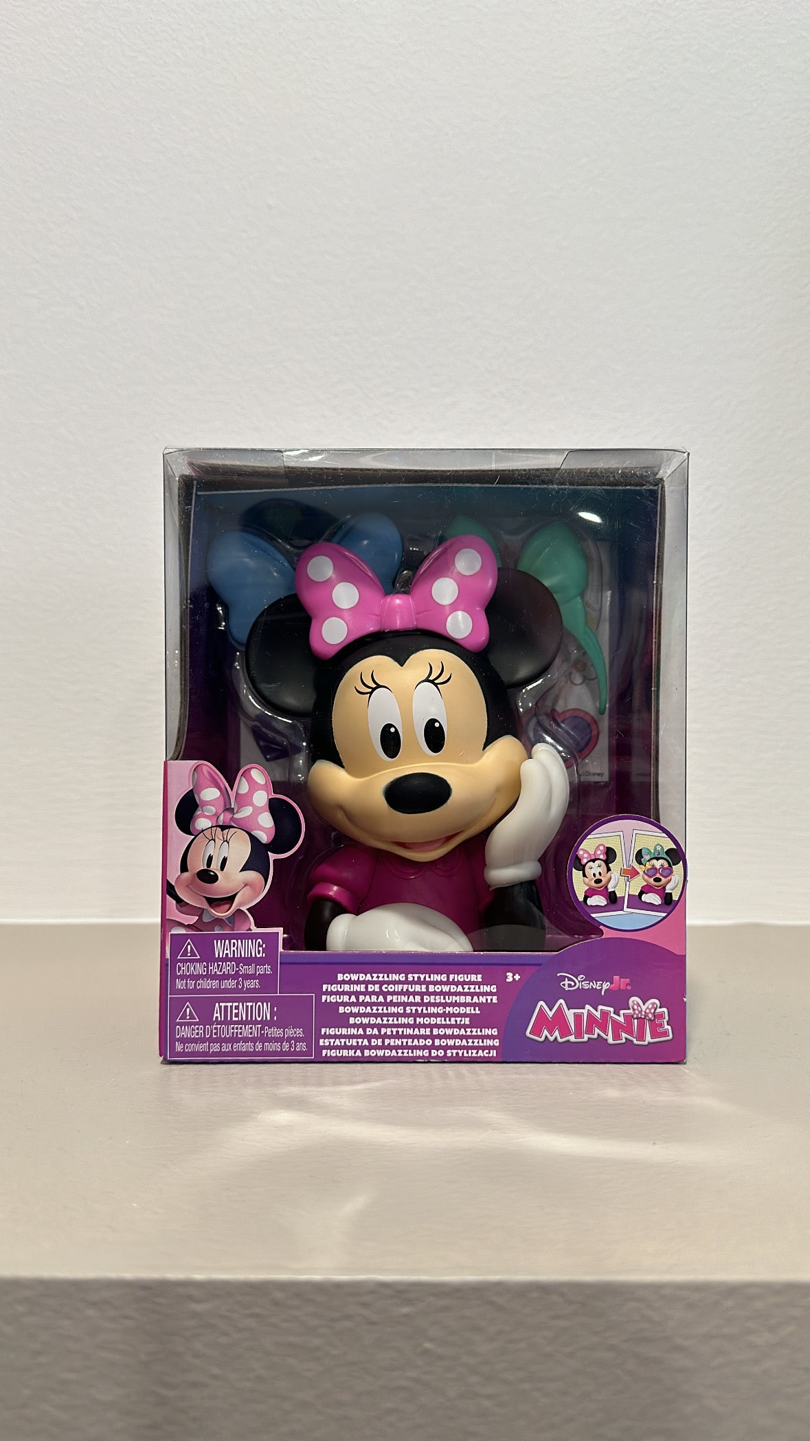 Testa MINNIE CON ACCESSORI - ROSA