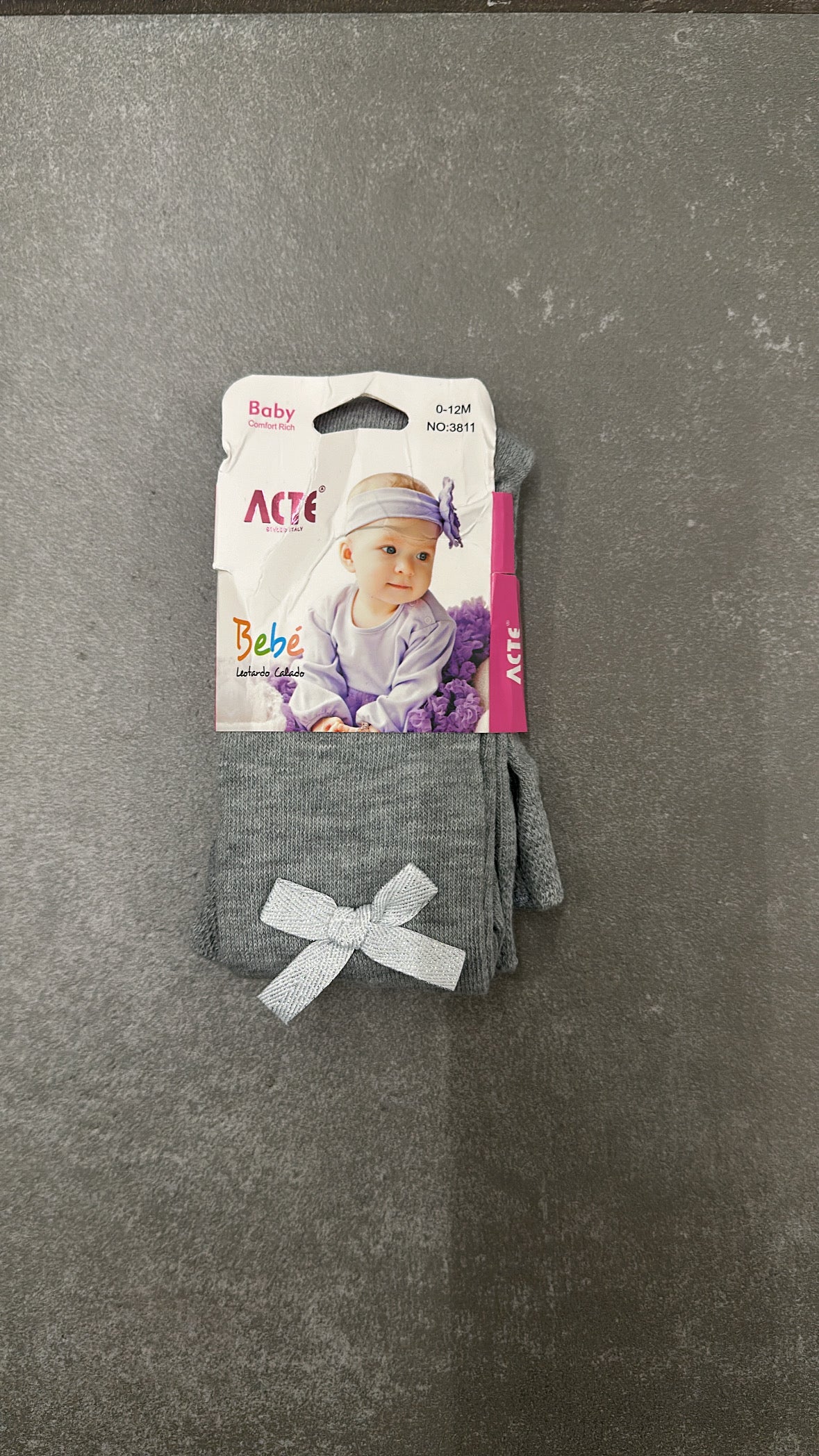 Calzamaglia FIOCCO 12-36M - GRIGIO