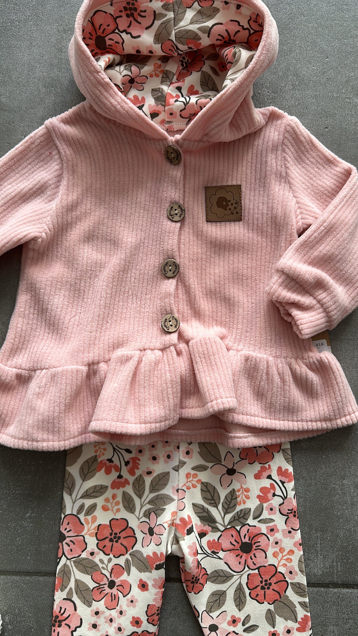 Completo CINIGLIA 3-18M - ROSA