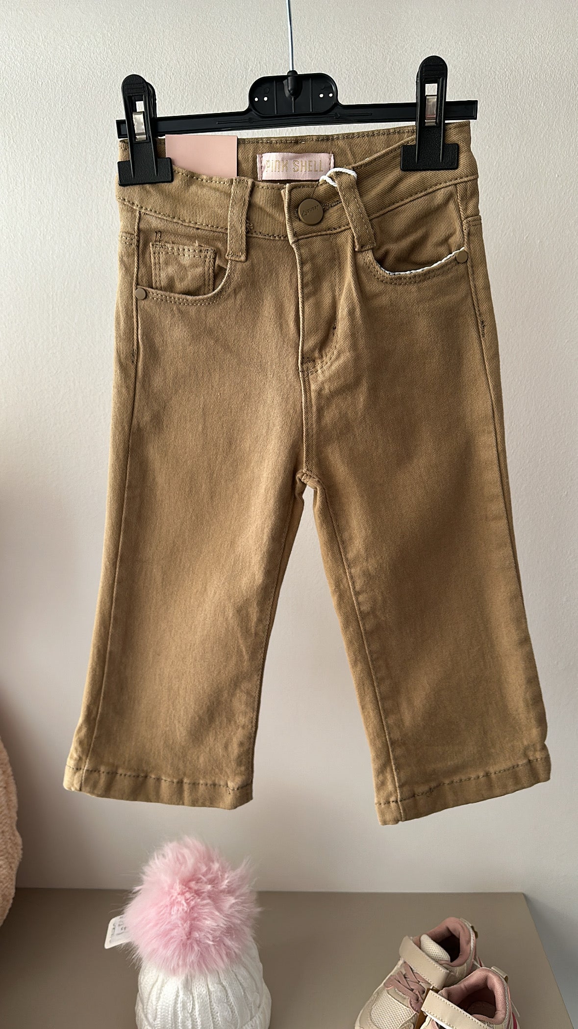 Jeans PALAZZO SHELL 1-5A - BEIGE