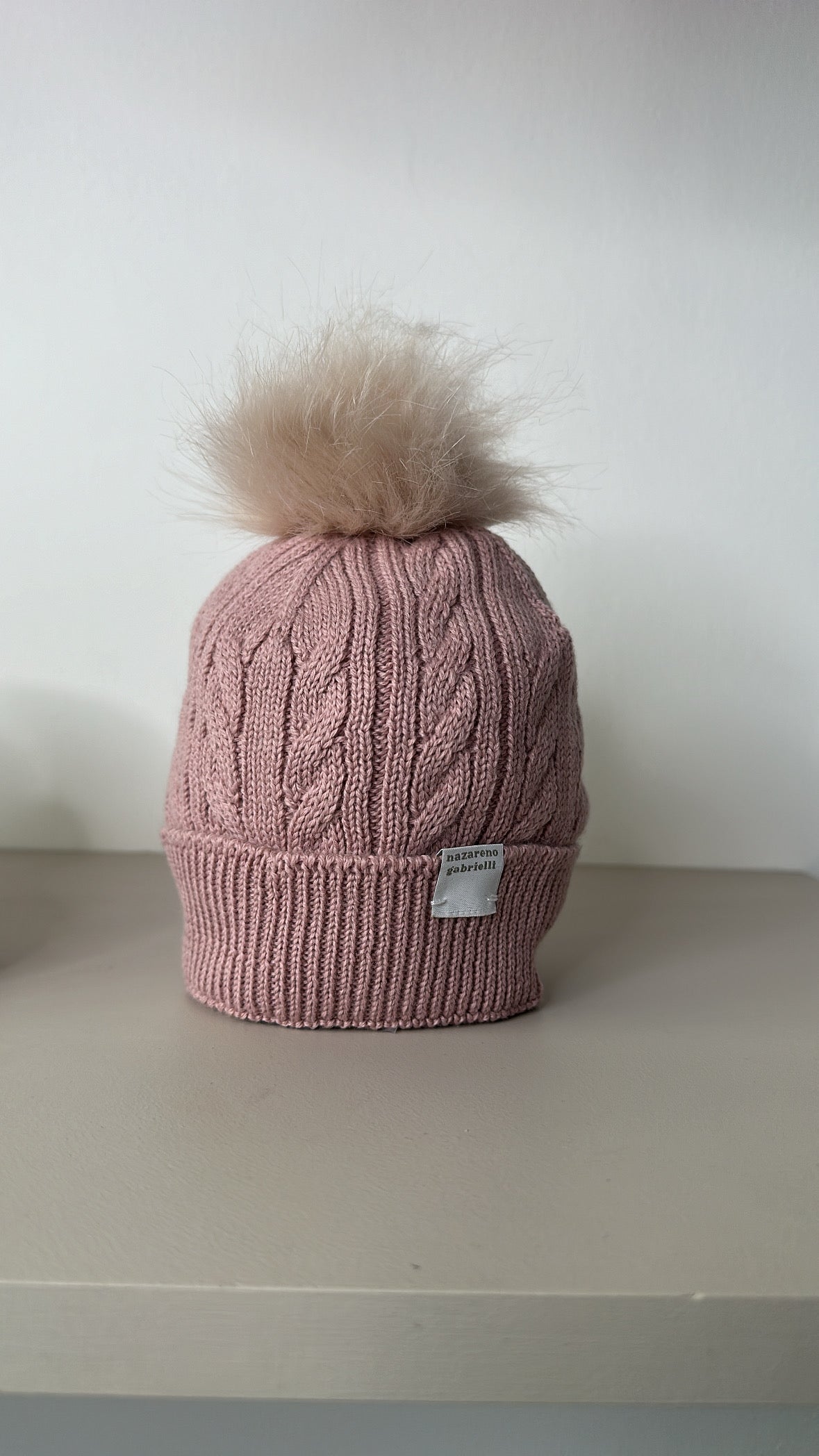 Cappello NAZARENO PON PON - ROSA