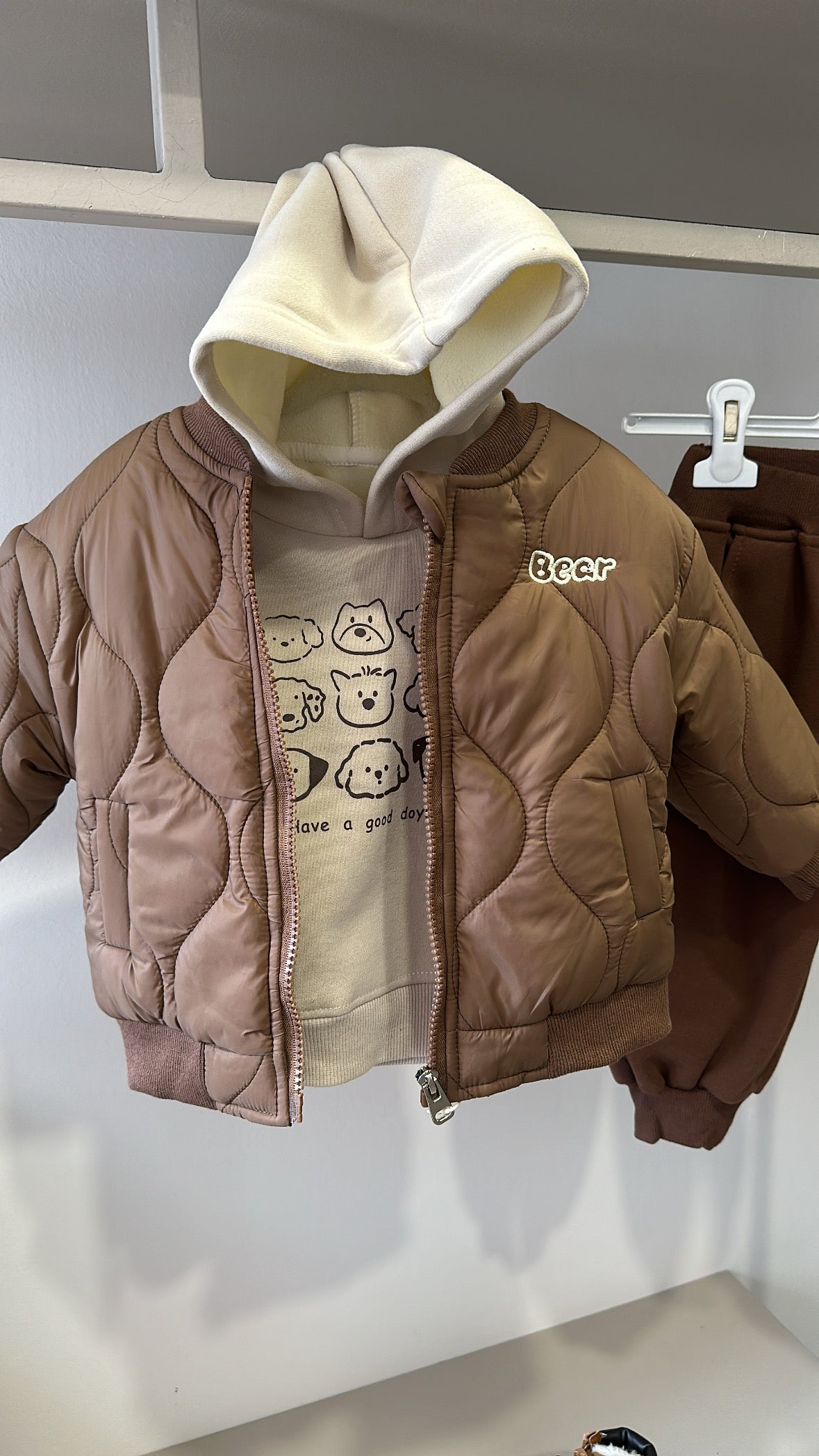 Completo BEAR 3 PEZZI - MARRONE