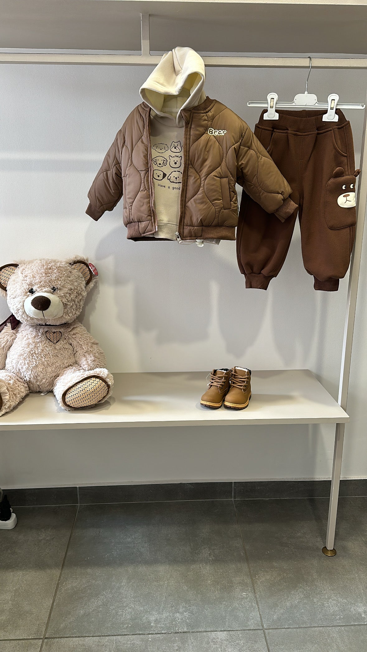 Completo BEAR 3 PEZZI - MARRONE