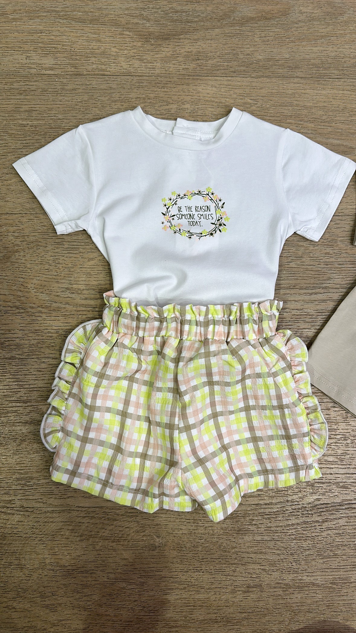 Shorts QUADRETTINI 6-36M - VERDE