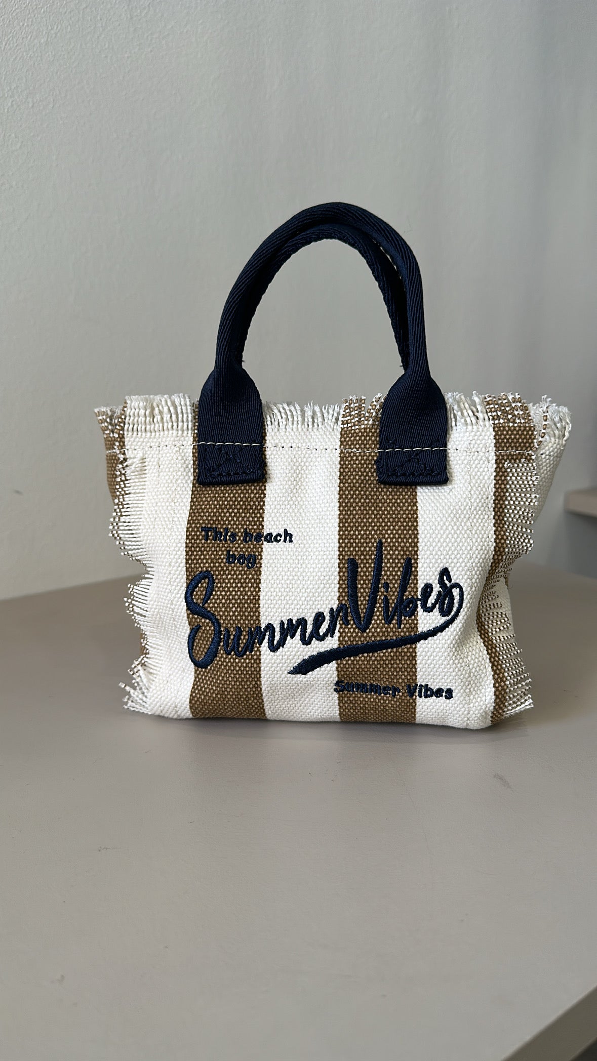 Borsa SUMMER VIBES POCCOLA - BEIGE