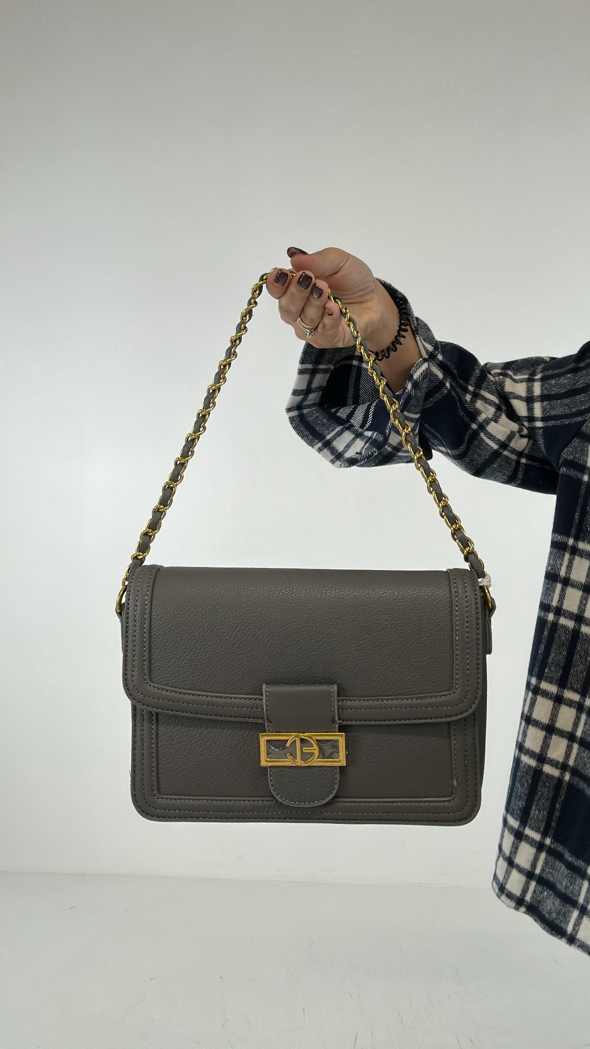 Borsa CATENELLA E.C. - GRIGIO
