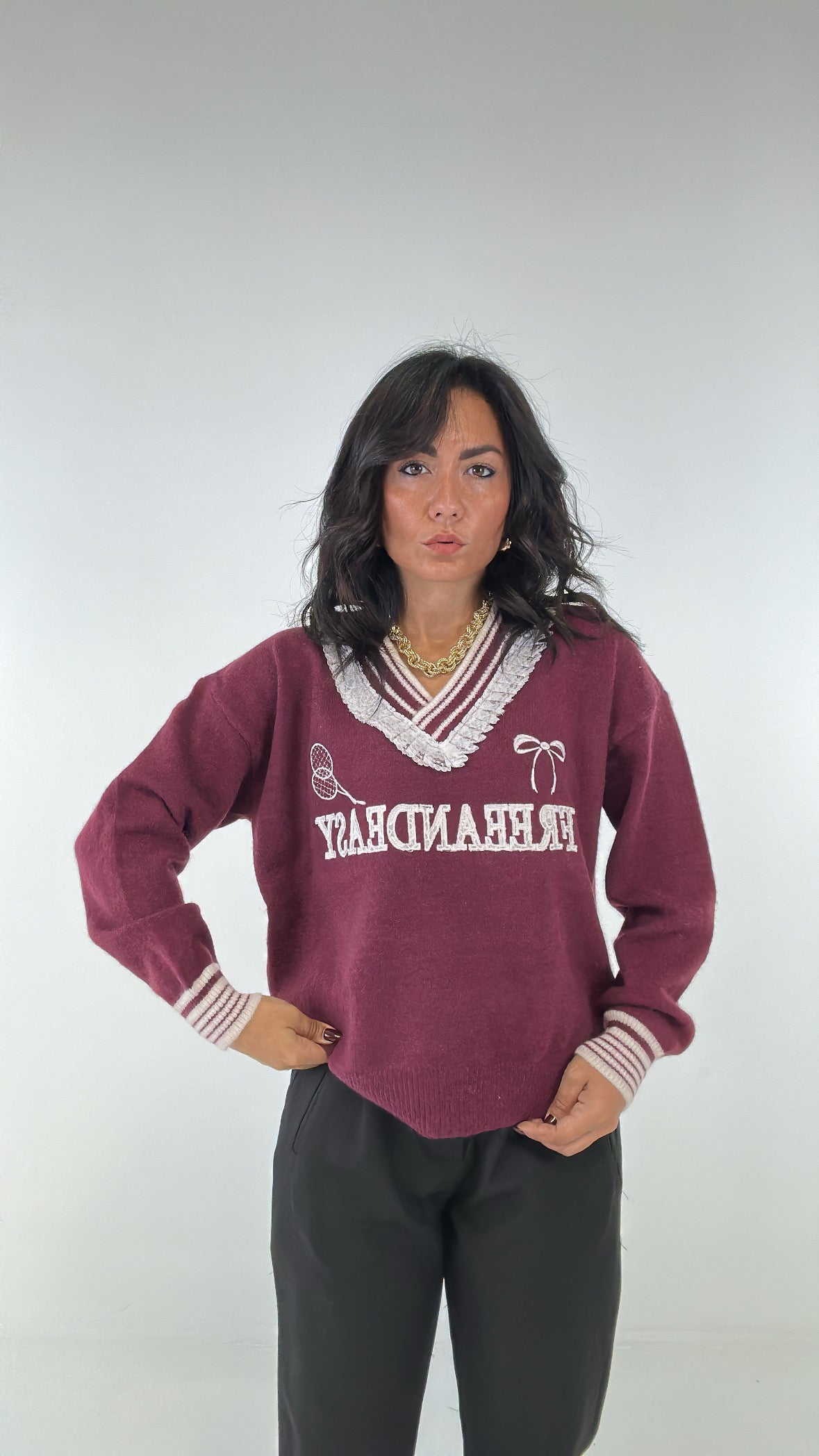 Pull FREEANDEASY - BORDEAUX