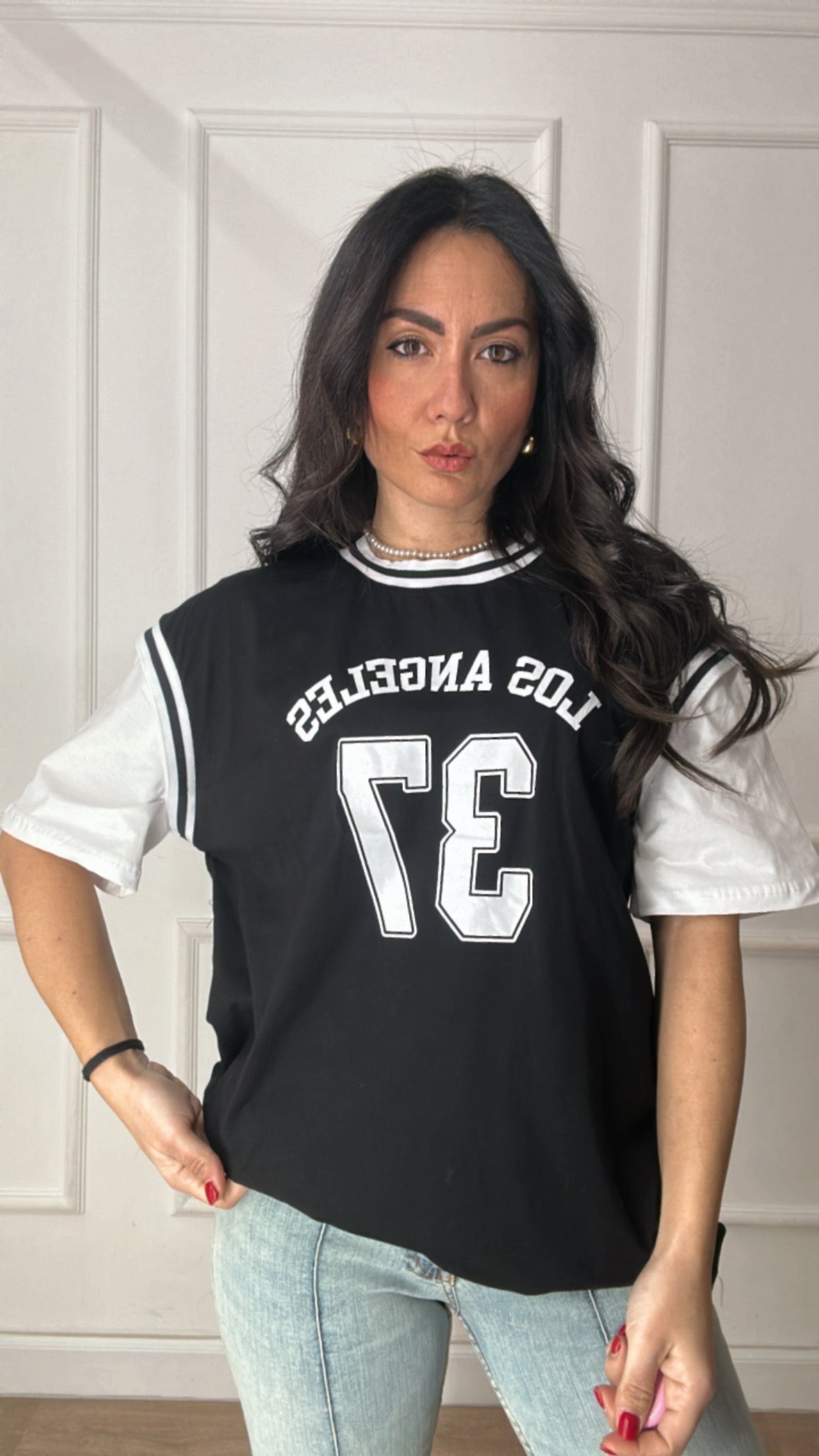 T-shirt LOS ANGELES 37 - NERO