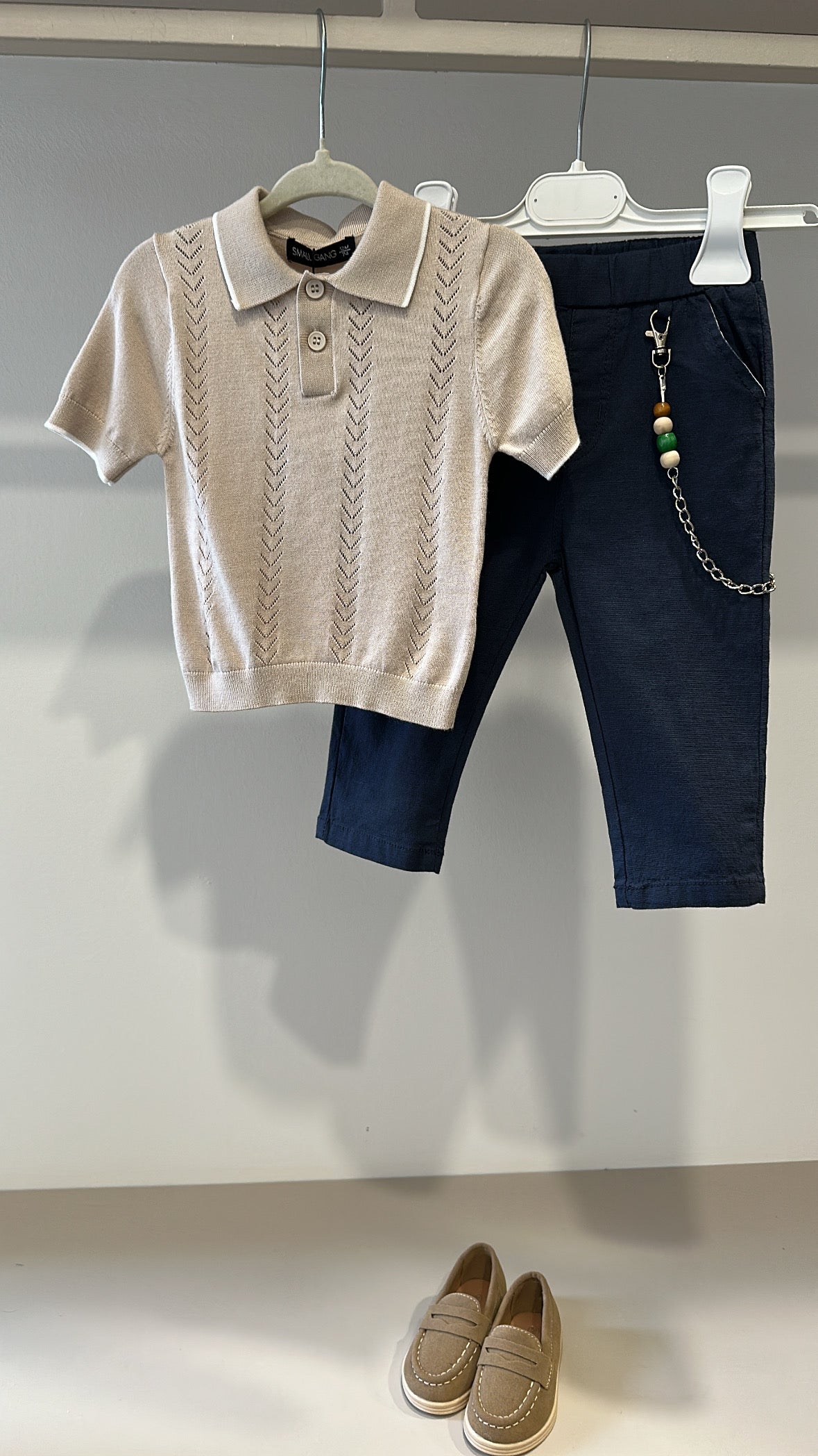 Pantalone IN COTONE 12-36M - BLU