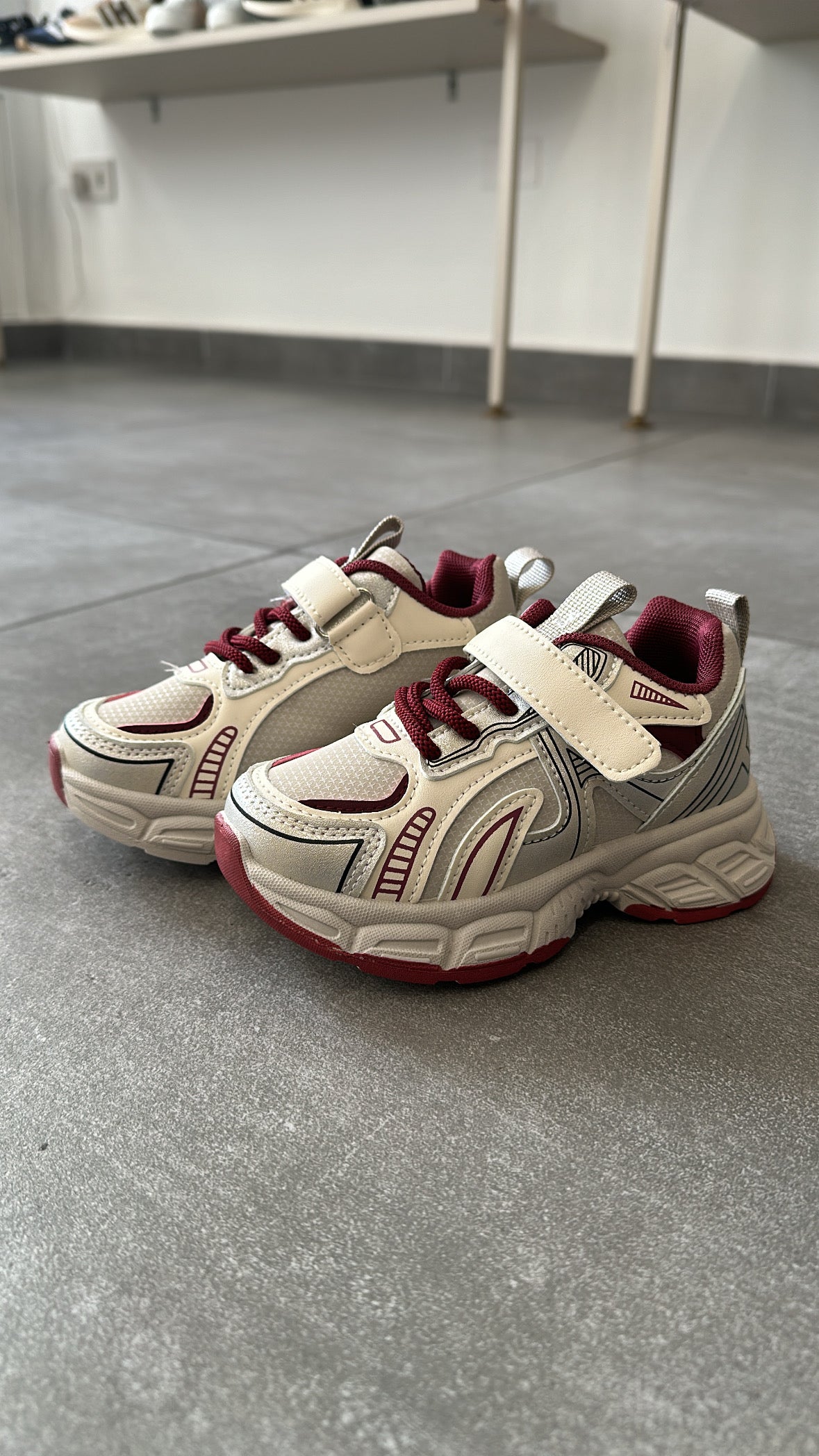 Sneakers A STRAPPO - BORDEAUX