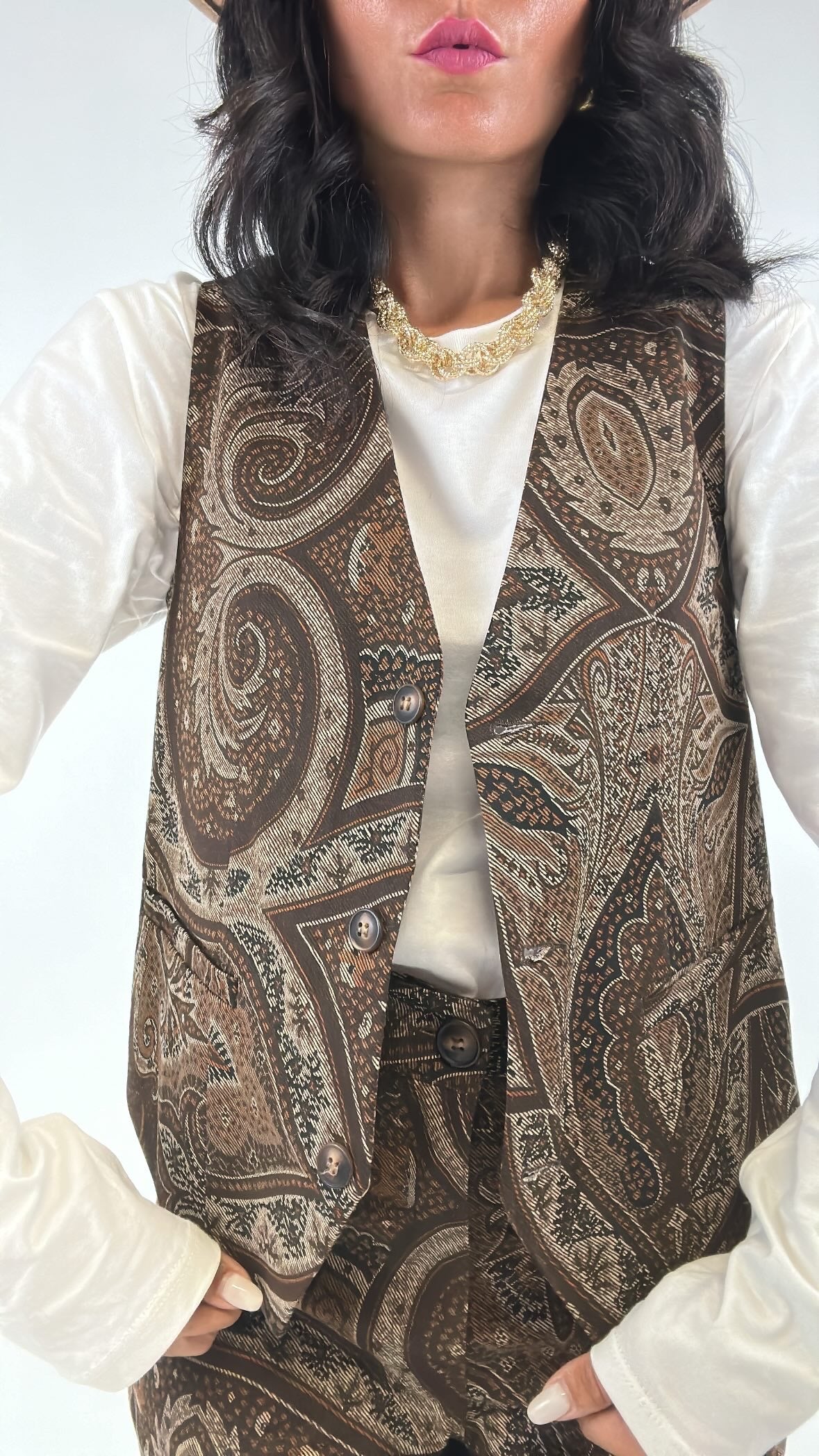 Gilet LUMINA ETRO - MARRONE