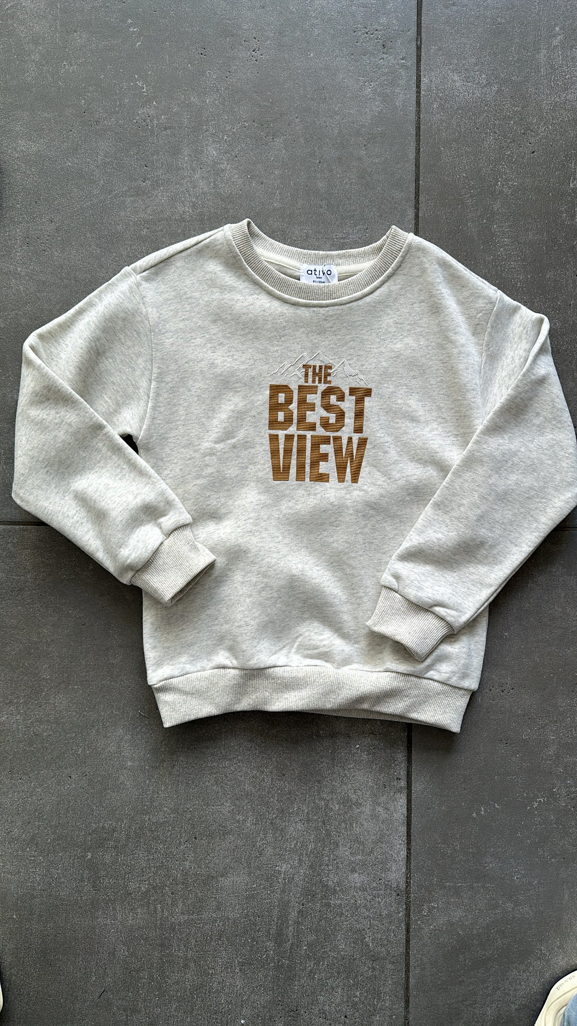 Felpa BEST VIEW 6-16A - GRIGIO