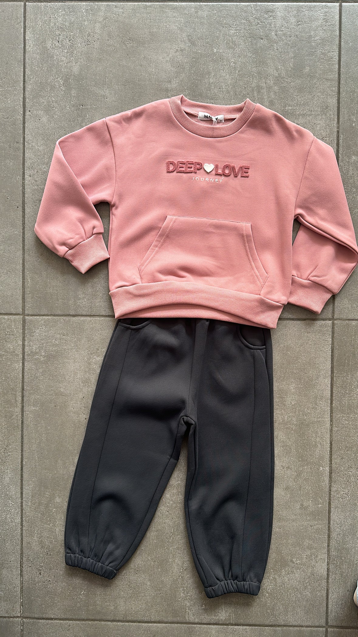 Tuta DEEP LOVE 4-12A - ROSA