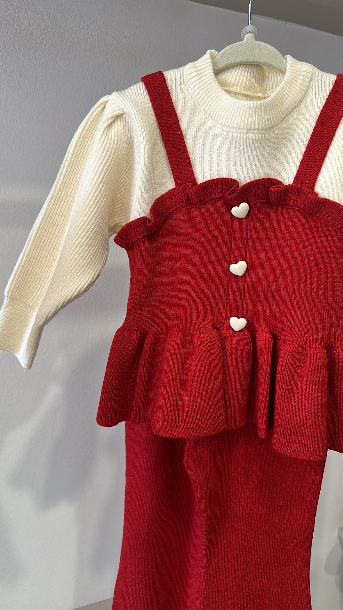 Completo CUORICINI - ROSSO