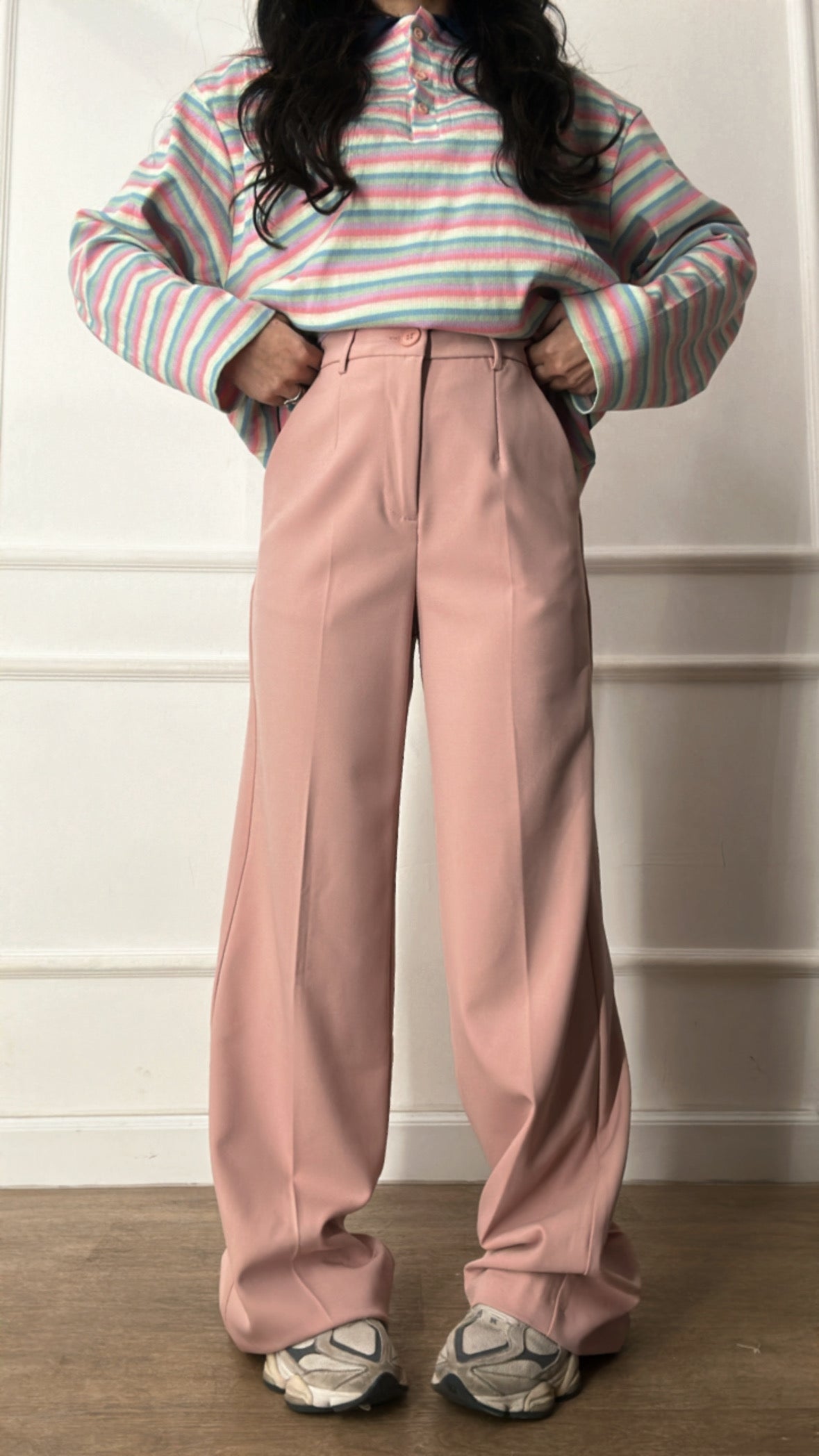 Pantalone PALAZZO FIVRY - ROSA