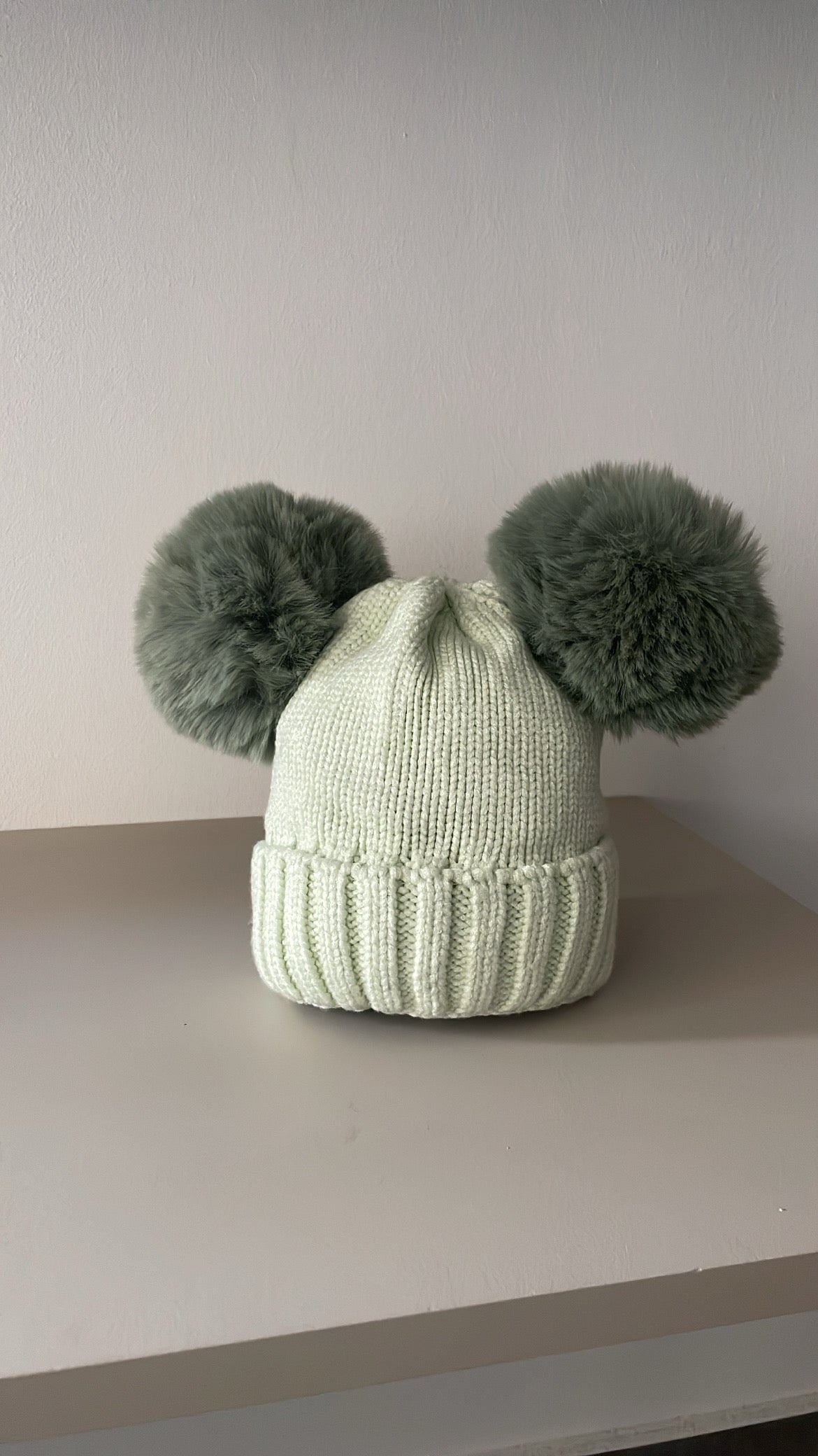 Cappellino DOPPIO PON PON - VERDE