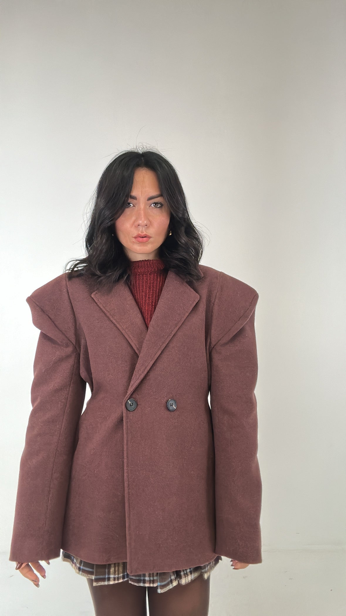 Giacca JUST IN PANNO - BORDEAUX