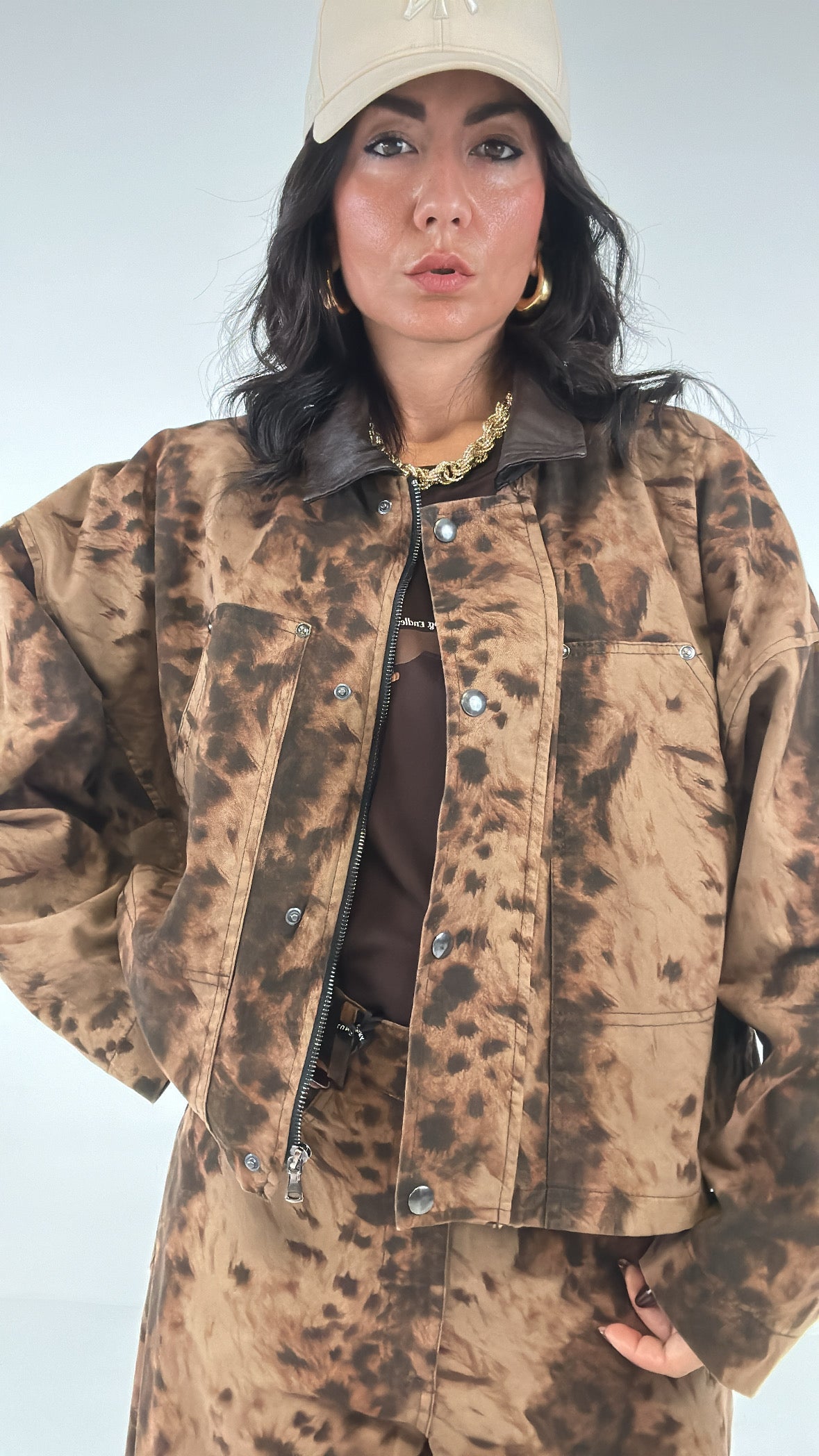 Giubbino LUMINA TIGER - MARRONE